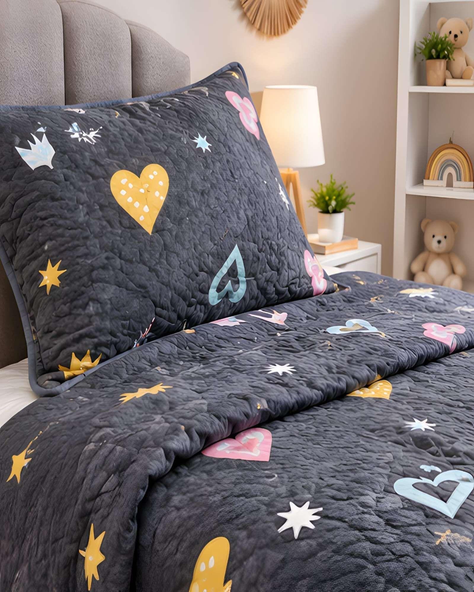 Quilt 1.5 Plazas 180x230 cm + Funda de Almohada-0