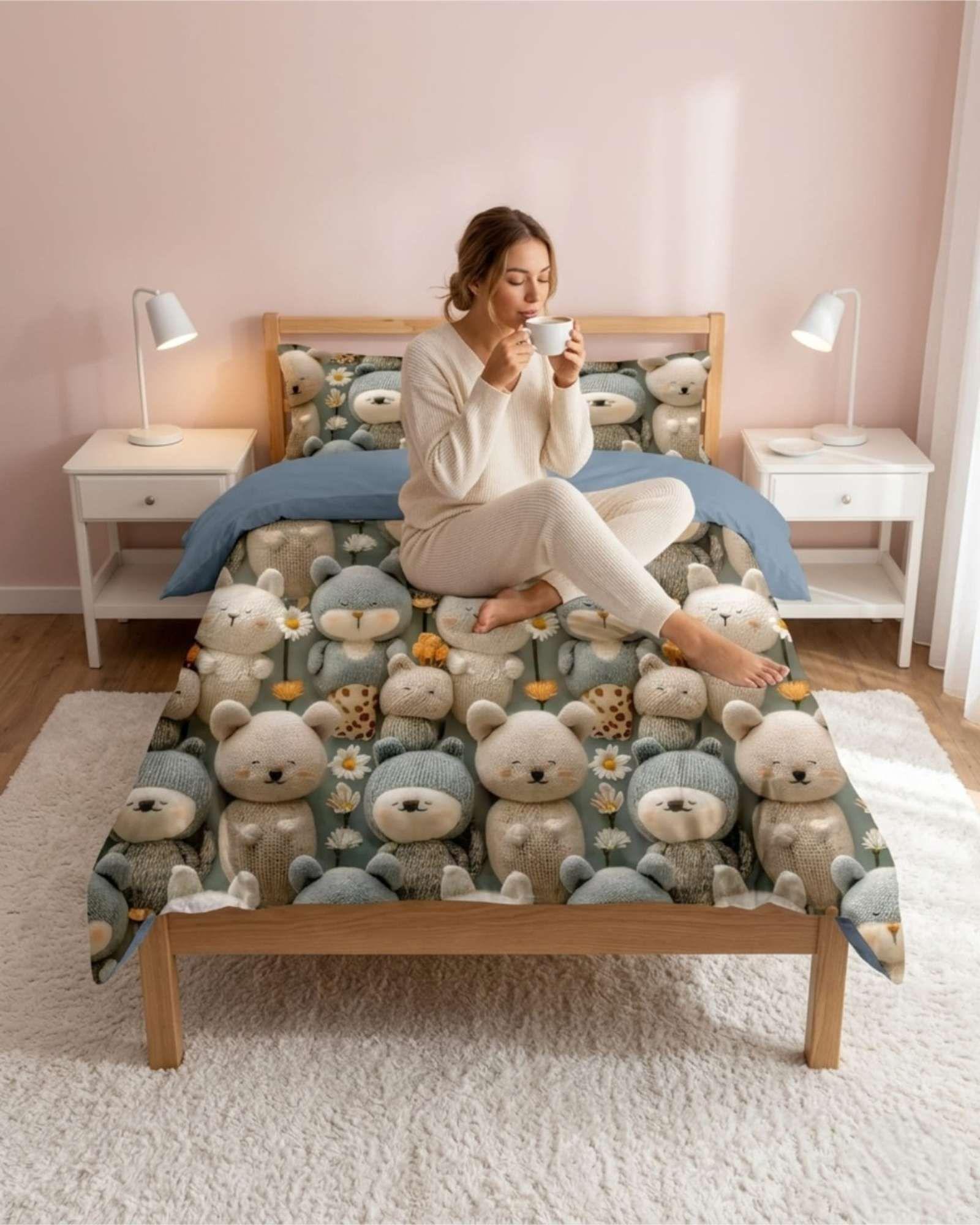 Quilt De Verano 5D Cubrecama Ligero Transpirable Plaza y Media PM12-3