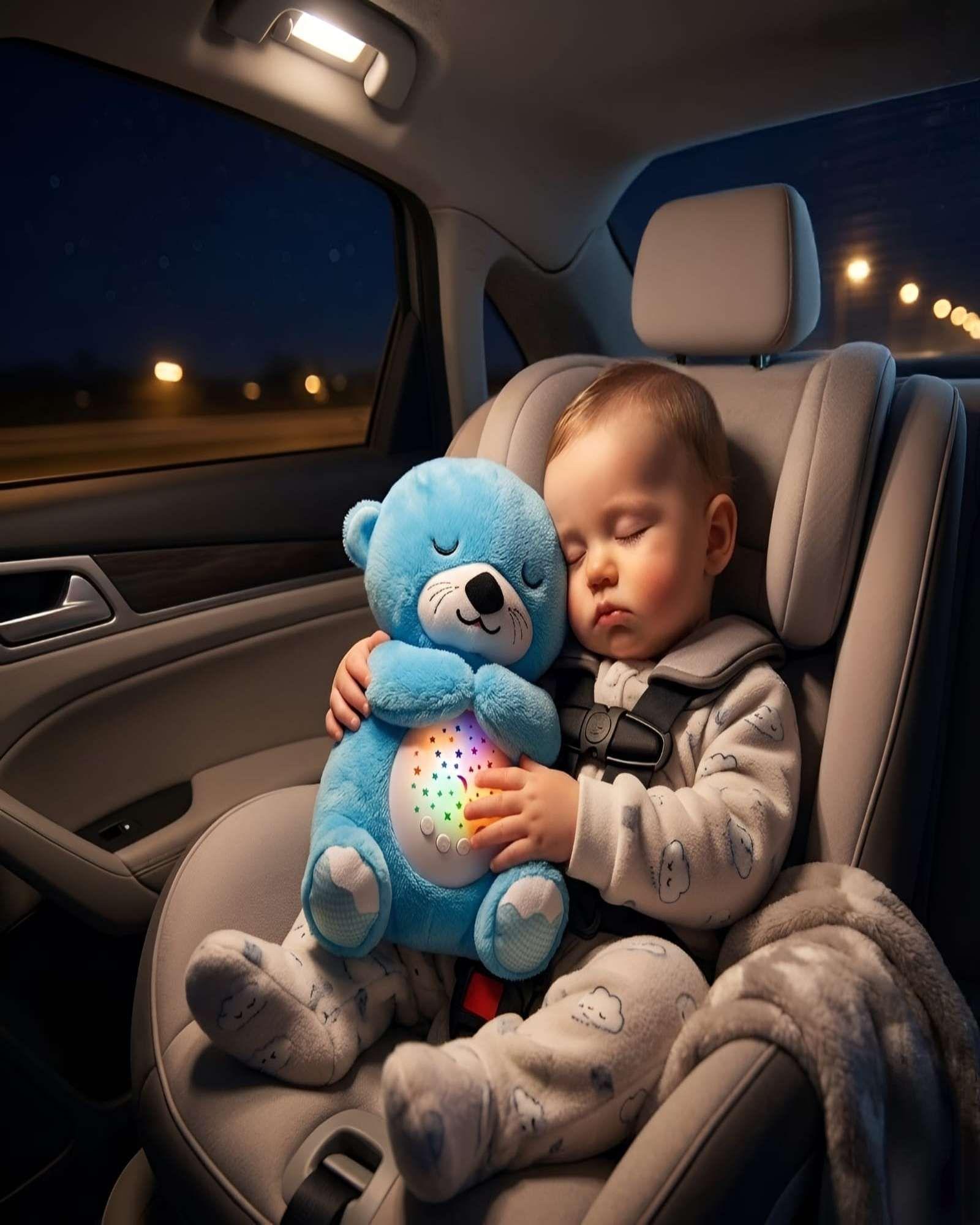 Peluche Didáctico Nutria Lumínica Sonidos Relajantes Bebe A1-2
