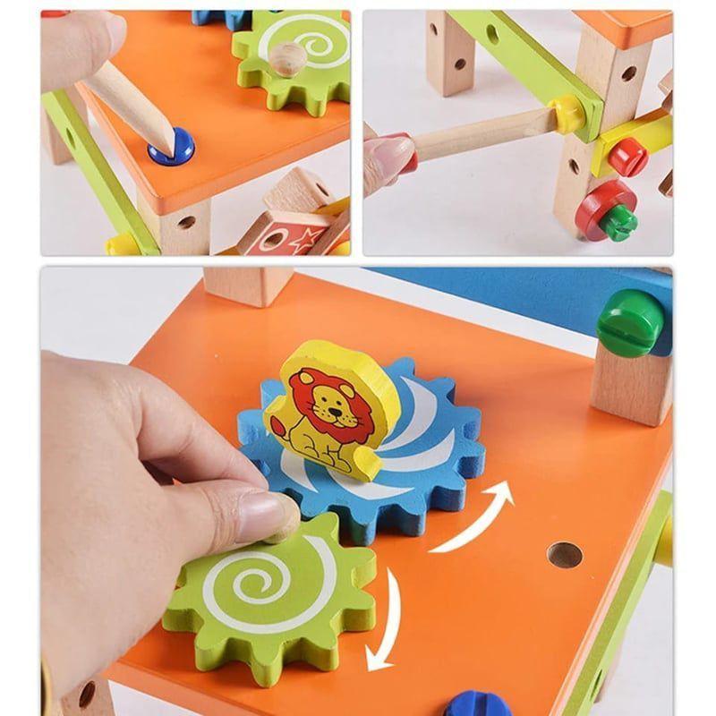 Silla Infantil Montessori Madera con Tornillos-2