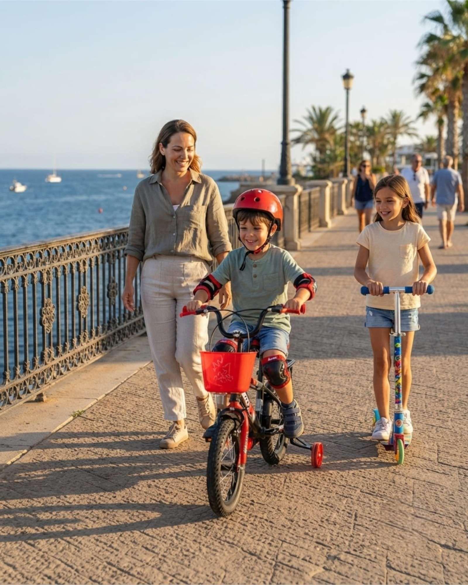 Bicicleta Para Niños Aro 12 Con Kit De Protección Y Casco 10-4