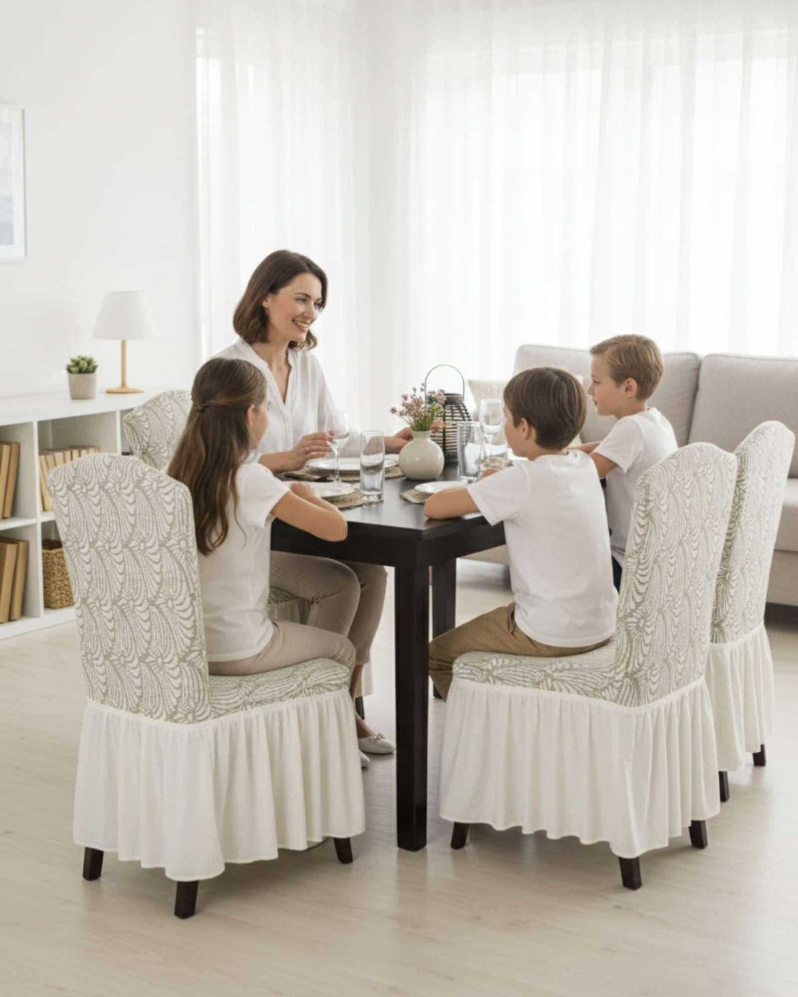 Pack de 6 fundas protectoras para sillas tejido 3D M6-3