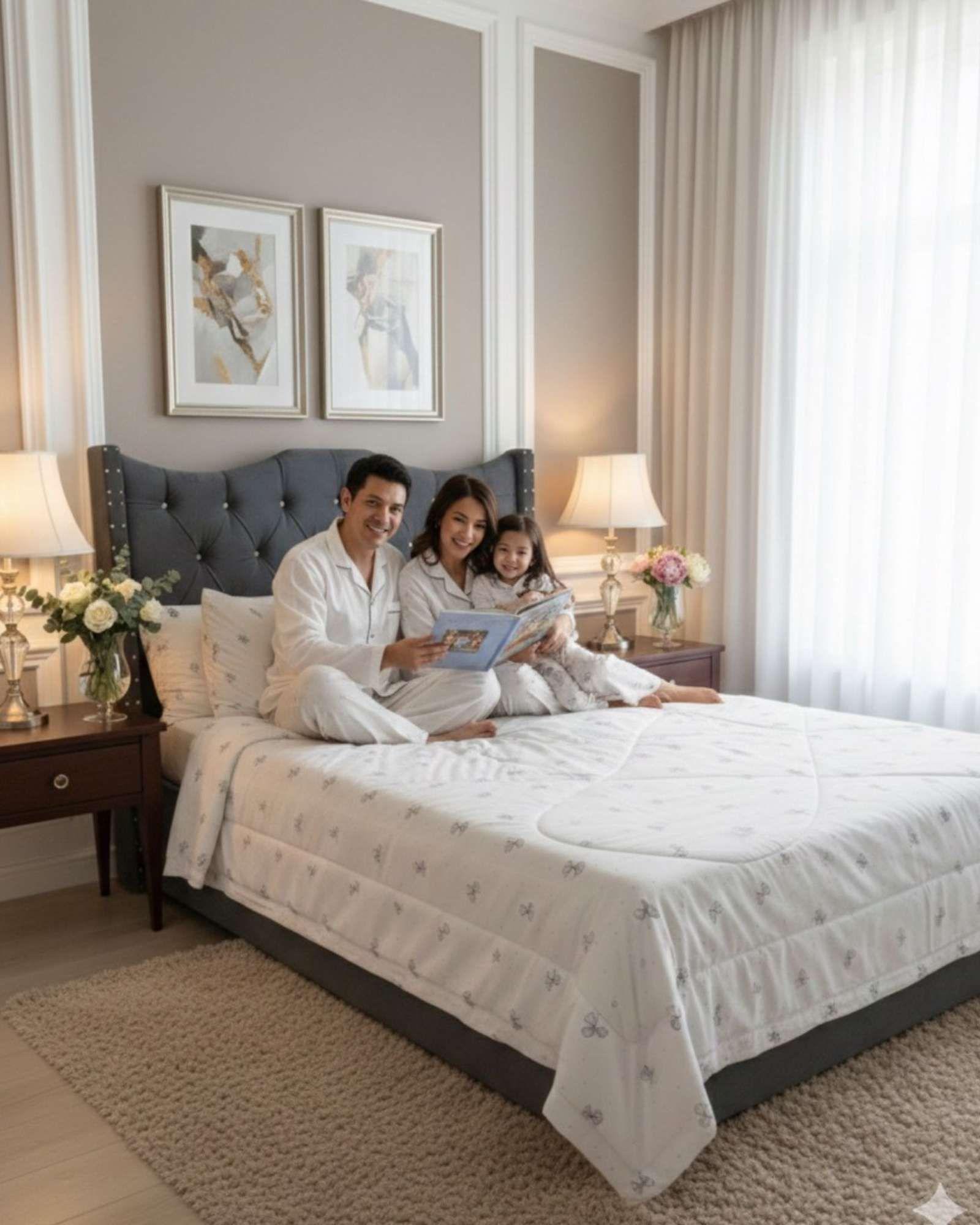 Juego de Plumón Nórdico Ligero King + 2 Almohadas f18-2