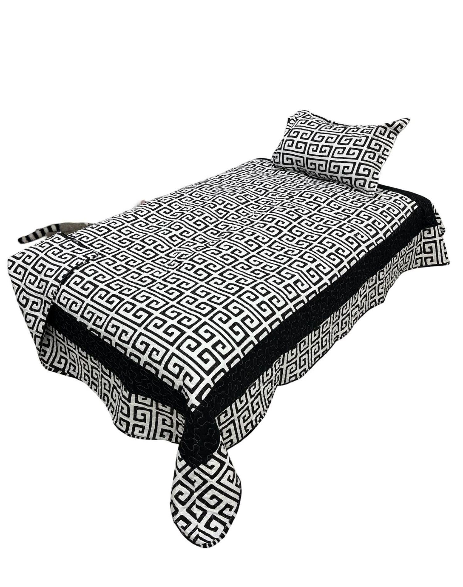 CUBRECAMA QUILT PRIMAVERA VERANO PLAZA Y MEDIA DC16-0