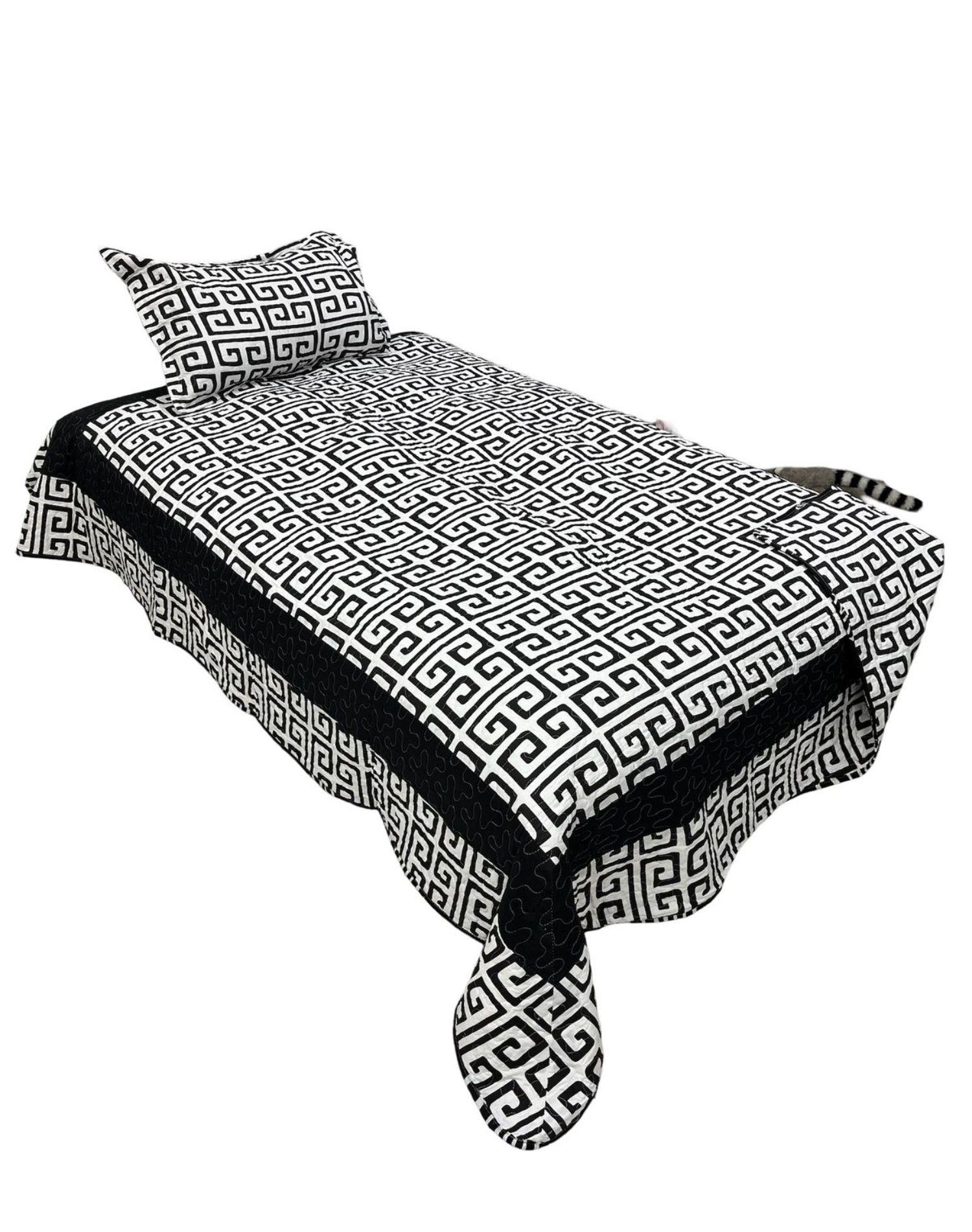 CUBRECAMA QUILT PRIMAVERA VERANO PLAZA Y MEDIA DC16-1