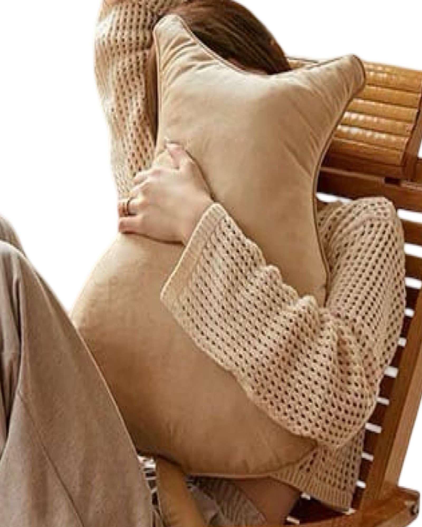 Cojin Almohada de Gato Extra Suave para decorar o apego para niños Beige-0