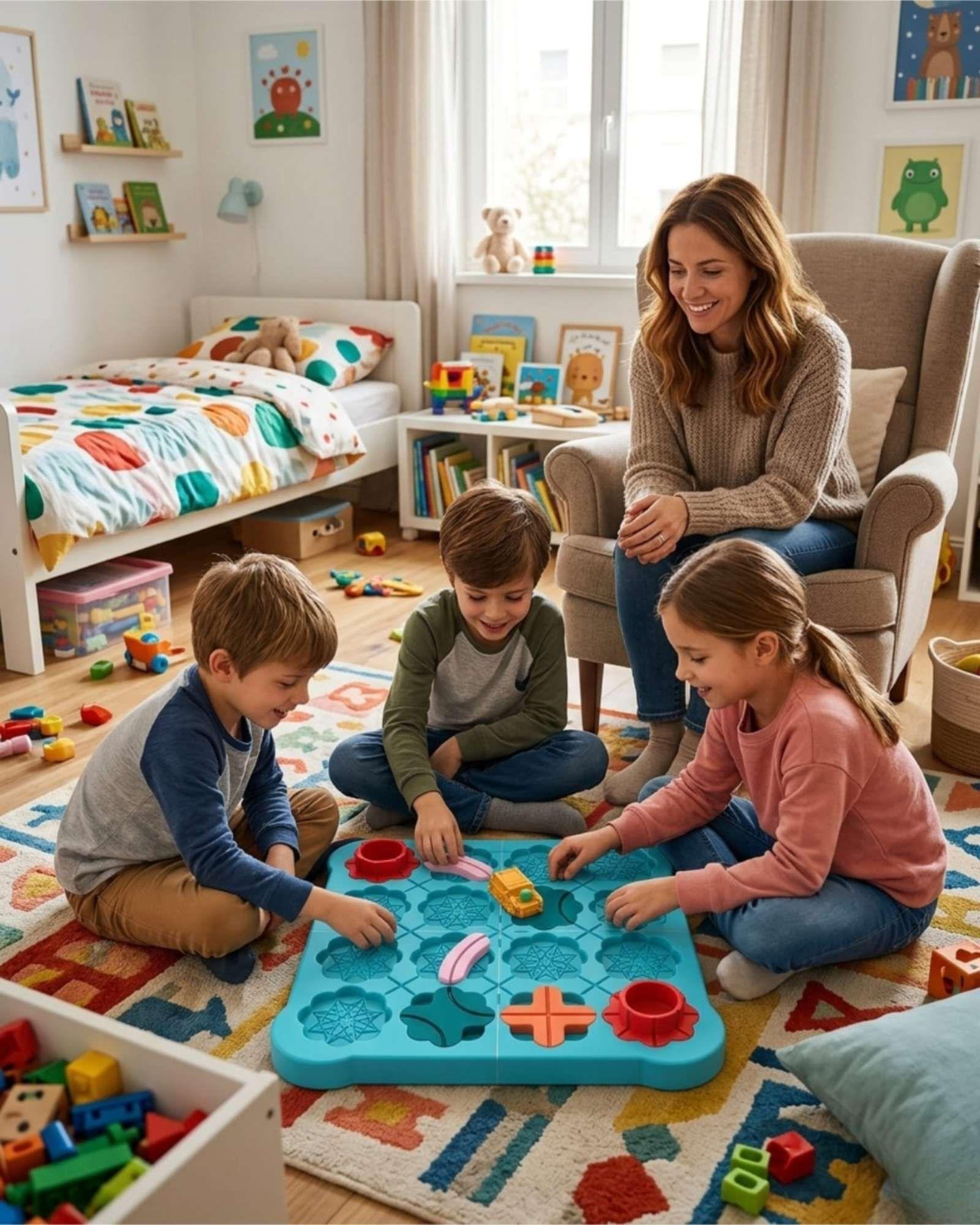 Juego Laberinto Pista de Madera Didáctica Infantil-3