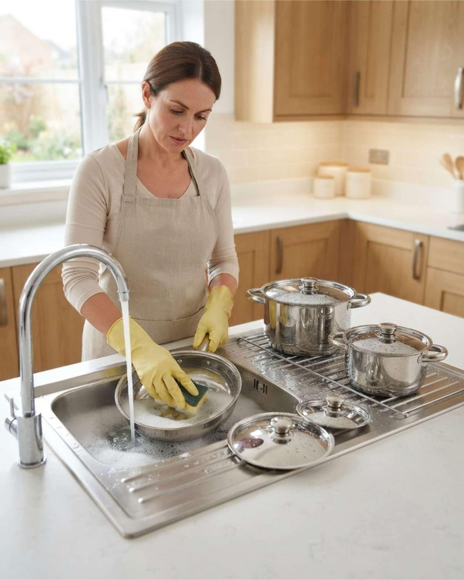 Batería De Cocina Antiadherente 7 Piezas Juego De Ollas Y Sartenes-2