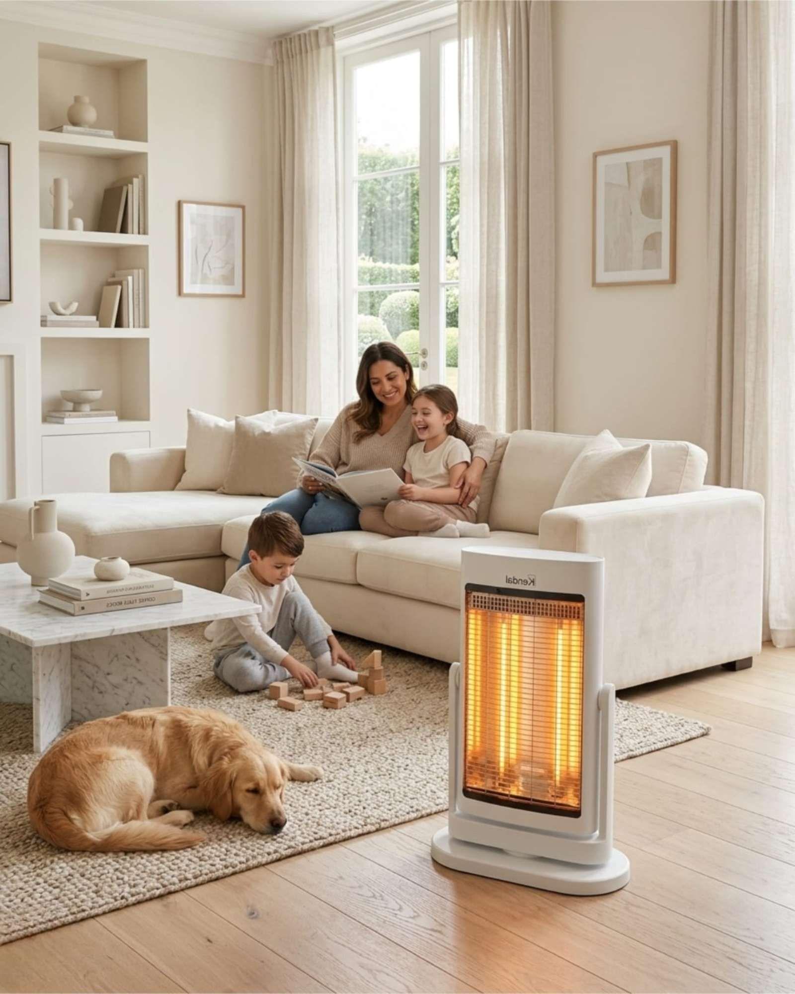 Calefactor Kendal Eléctrico Kfc-90-d1 Fibra Carbono 900w-0