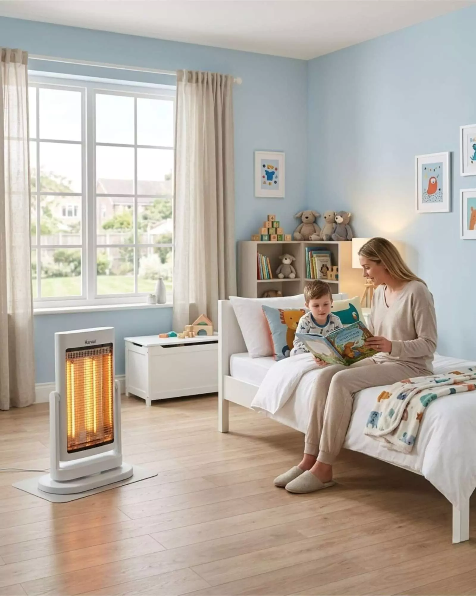 Calefactor Kendal Eléctrico Kfc-90-d1 Fibra Carbono 900w-1