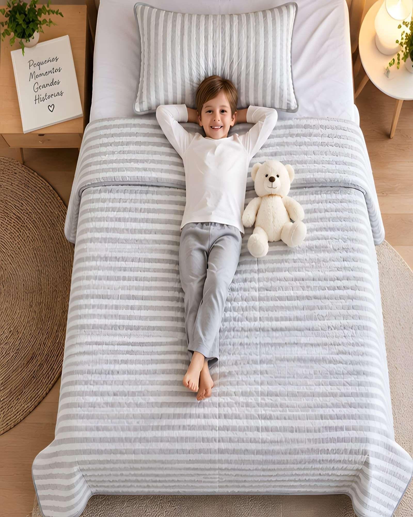 Quilt 1.5 Plazas 180x230 cm + Funda de Almohada-4