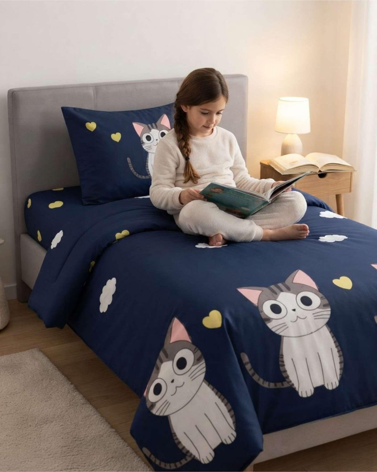 Quilt Plaza y Media De Diseño Infantil Mas 1 Almohada m3-0