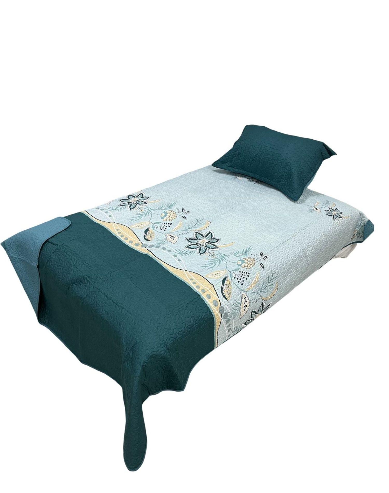 CUBRECAMA QUILT PRIMAVERA VERANO PLAZA Y MEDIA DC23-0