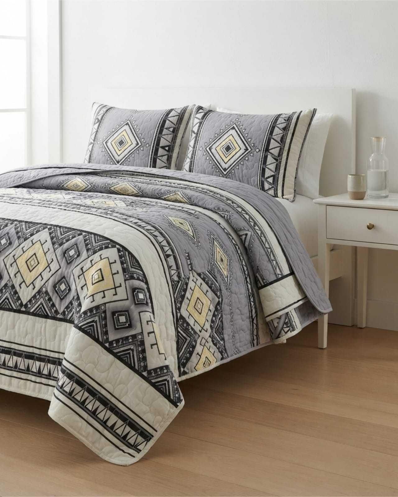 Quilt Delgado Para Verano Fresco 2 Plazas m21-1