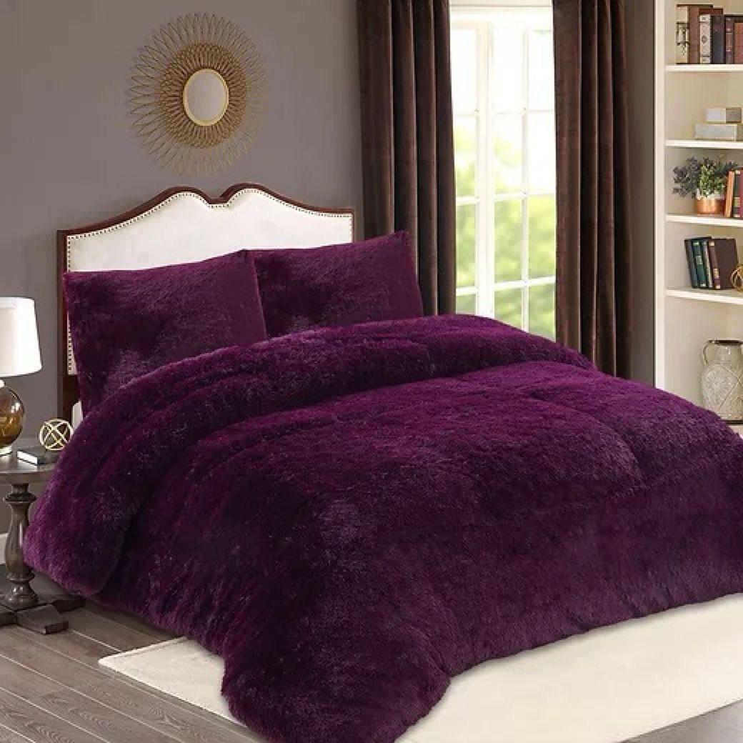 CUBRECAMA PELUDO CON CHIPORRO KING - SUPER KING D7-2