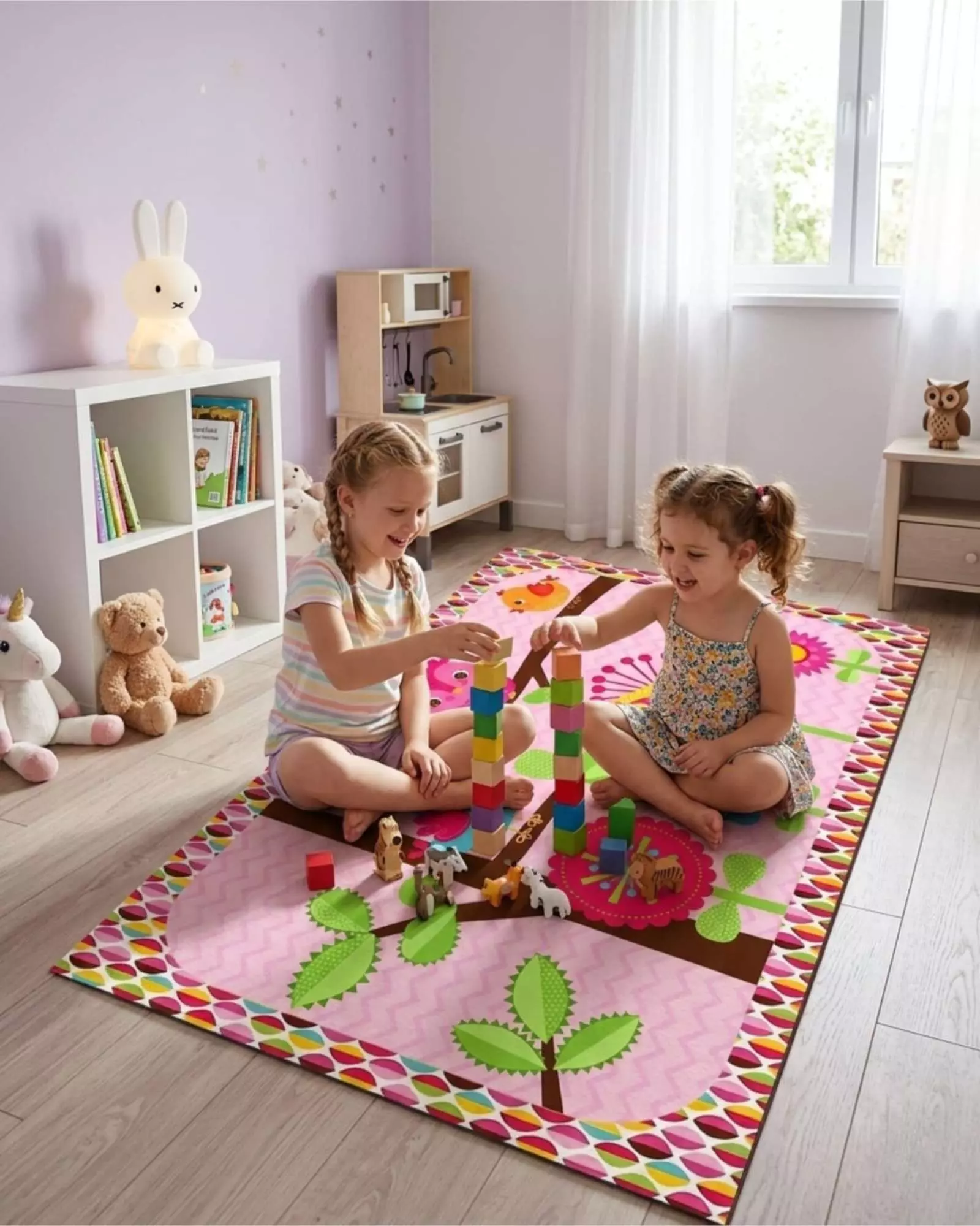 Tapete de Juegos Infantil Antideslizante de 120x180cm m6-2