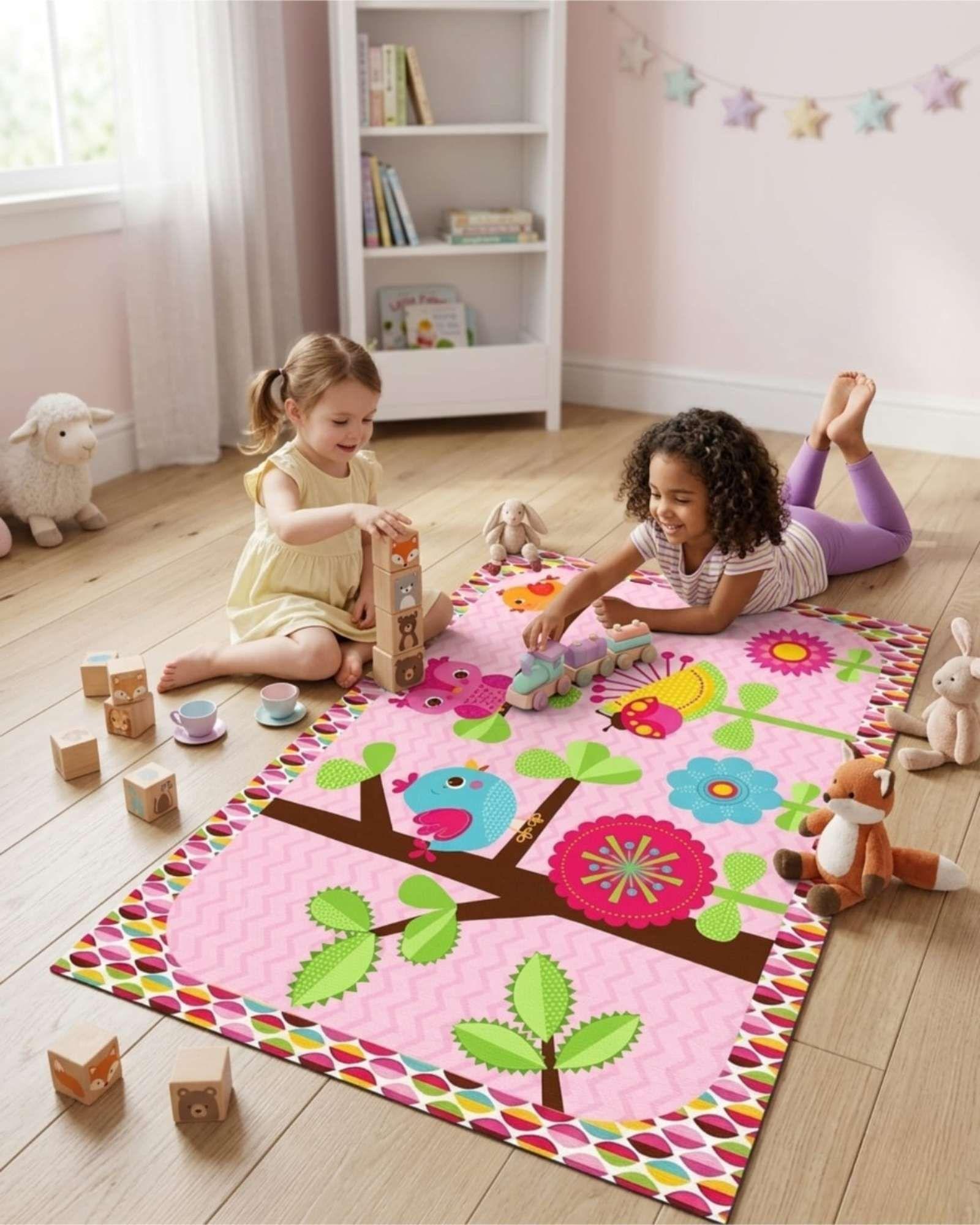 Tapete de Juegos Infantil Antideslizante de 120x180cm m6-4