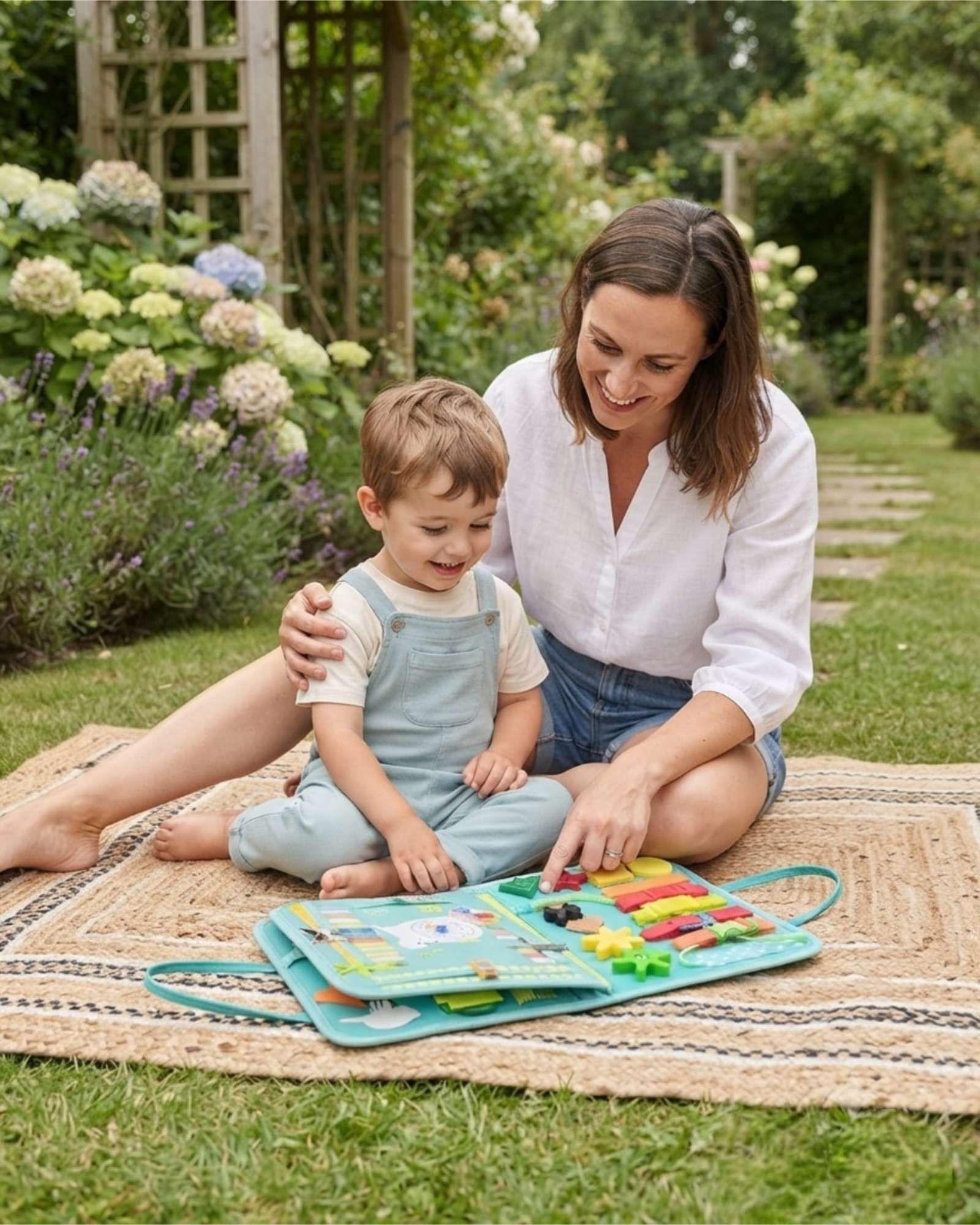 Juguete Educativo Libro Sensorial Didactico Tipo Maletin m2-1
