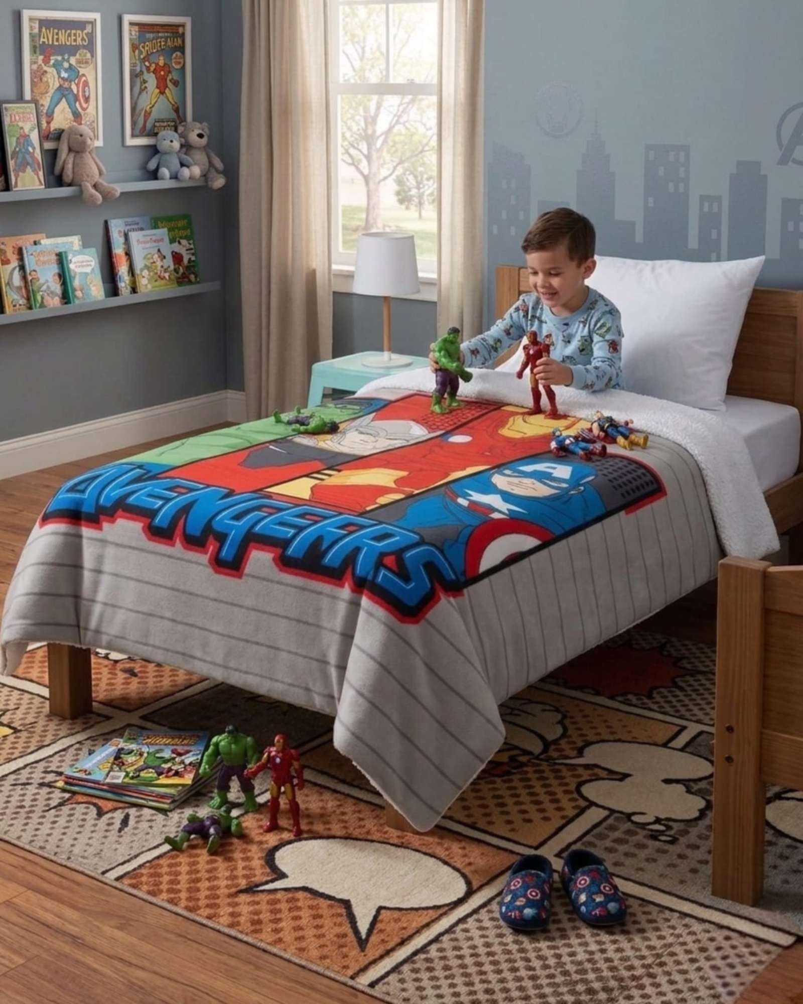 FRAZADAS POLAR SHERPA PLAZA Y MEDIA m1-4