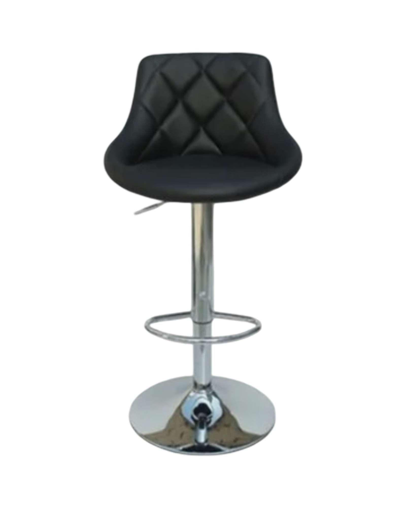 Set 2 Sillas De Bar Altas Y Elegantes Con Elevacion A Gas-5