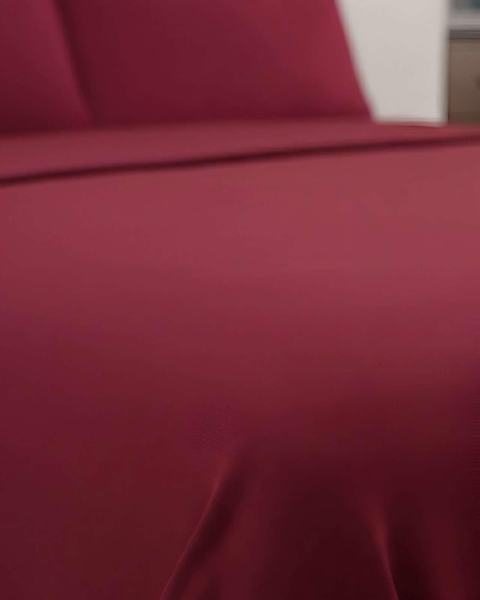 Sabana extra suave premium de polar Roja plaza y media-4