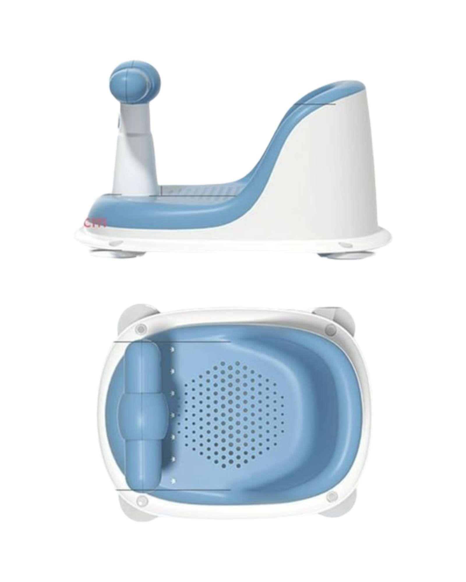 Asiento De Baño Seguridad Para tu Bebé Con Sonidos color azul-3