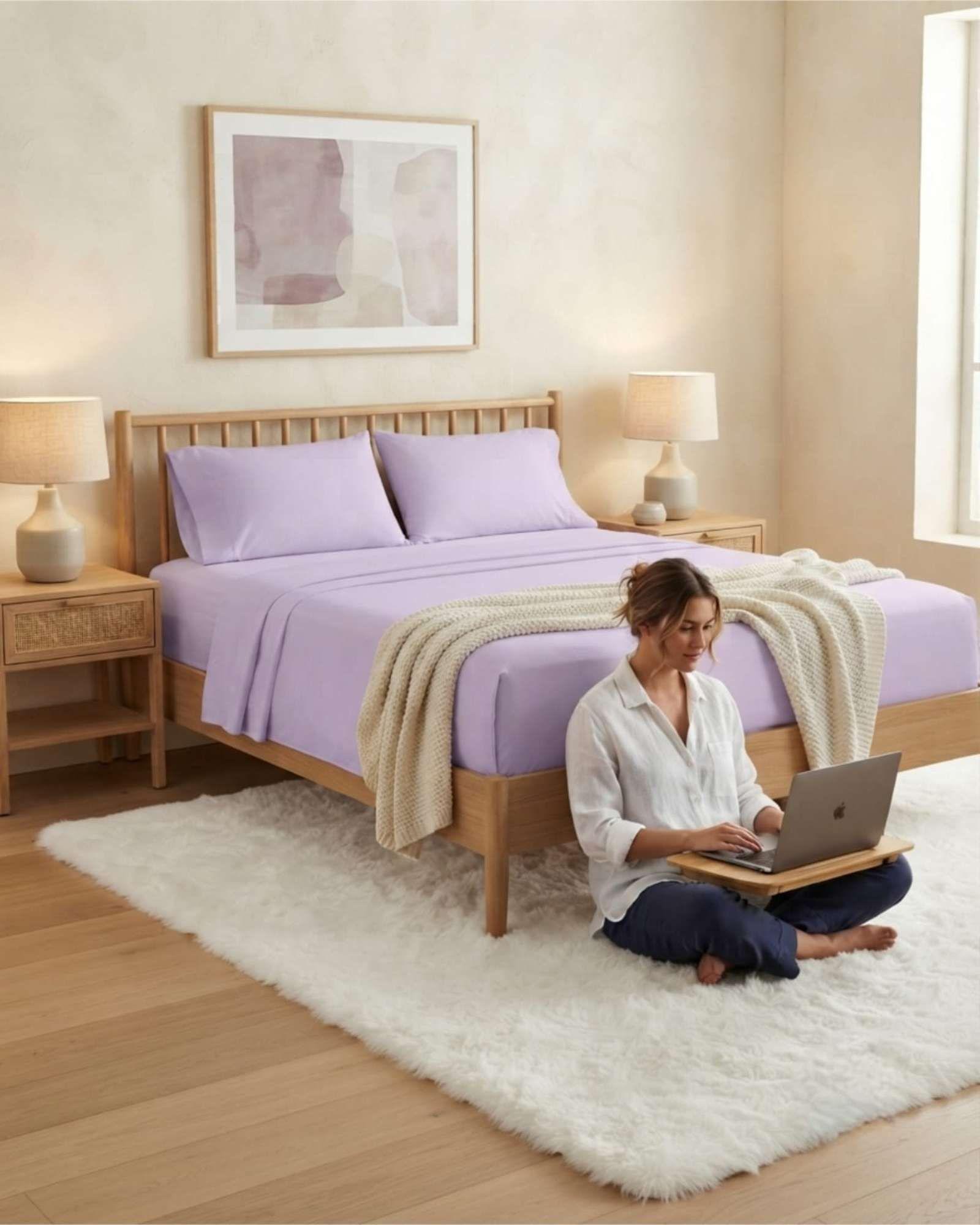 Juego De Sabanas Estilo De Revista Para Dormitorio King m1-1