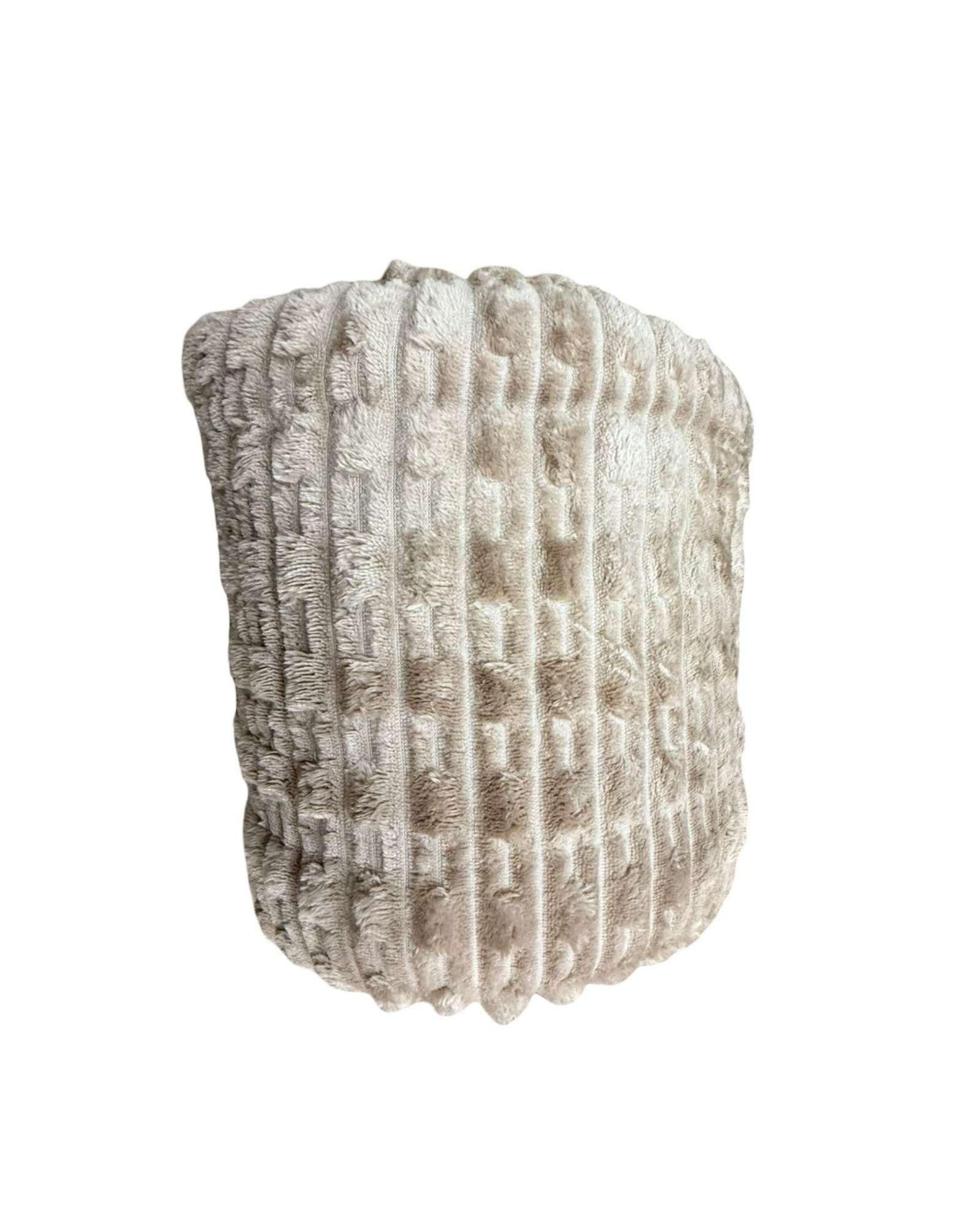 FRAZADAS MANTA PLUSH 2 PLAZA 200 X 230 BEIGE-2