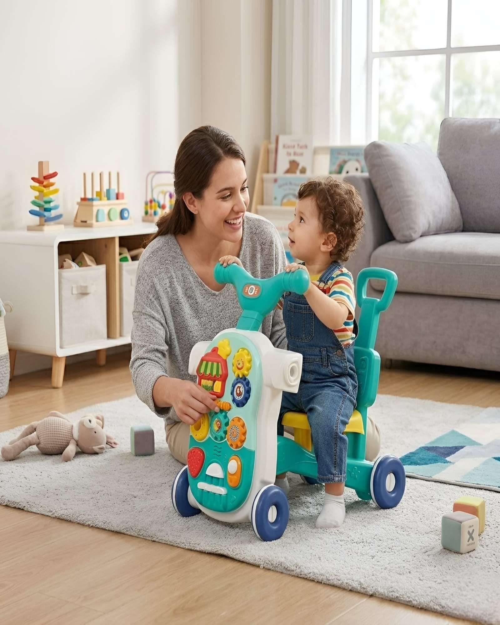Correpasillos Bebé 4 En 1 Andador  Y Mesa De Actividades m1-4
