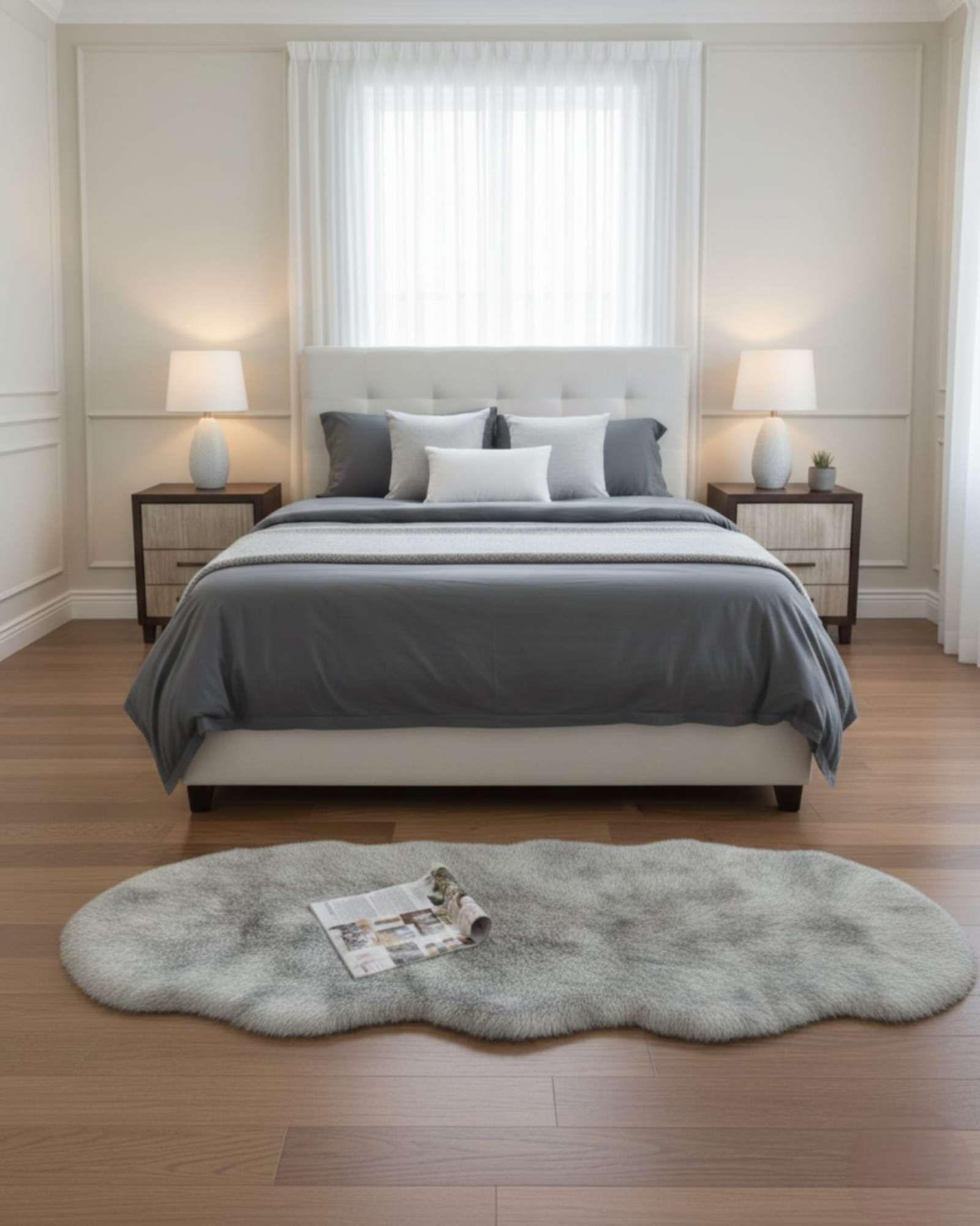 Alfombra peluda decorativa ultra suave m2-2