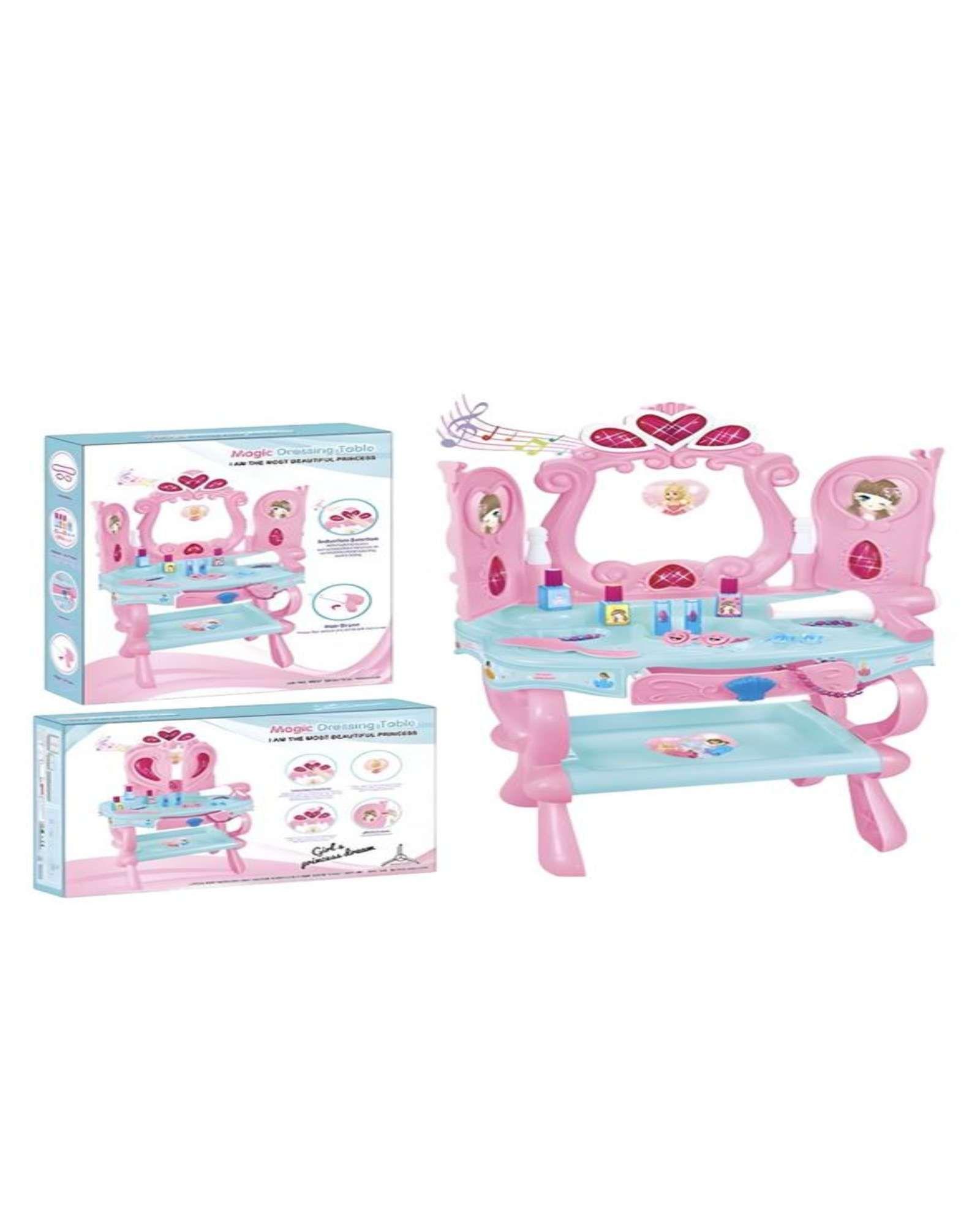 Tocador de Belleza Princesa, con luz, sonido y accesorios-2