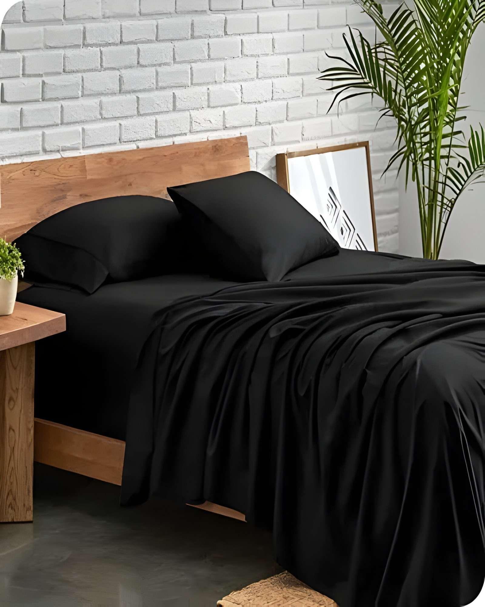 SABANA KING 200 HILOS NEGRO-3