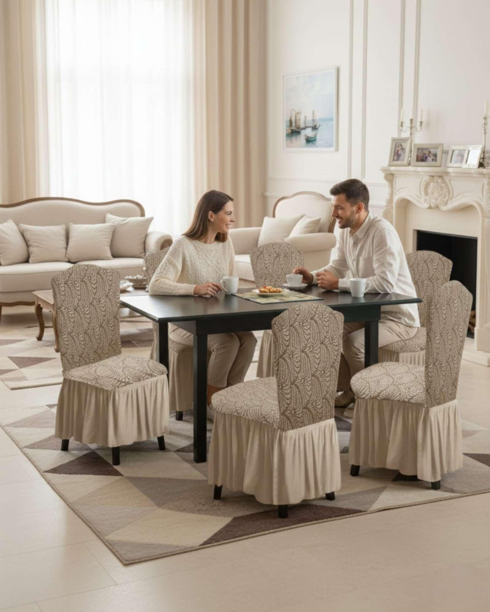 Pack de 6 fundas protectoras para sillas tejido 3D M9-2