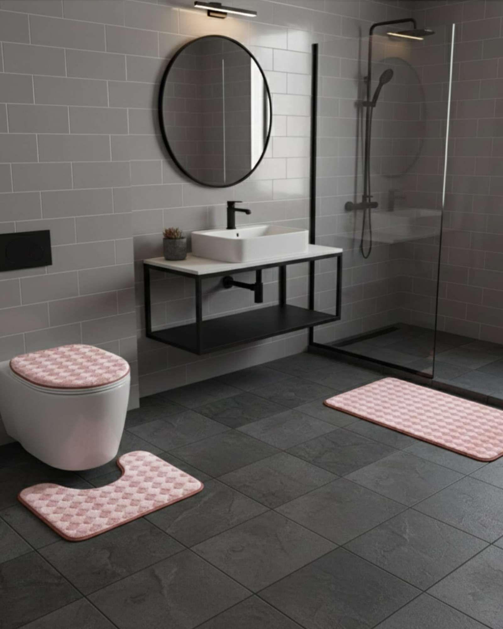 SET DE BAÑO 3 PIEZAS SUAVES Y ABSORBENTES m9-4