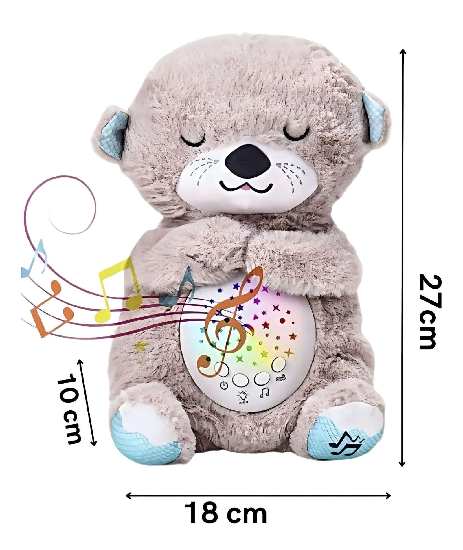 NUTRIA PELUCHE ESPANTACUCO PARA BEBES O NIÑOS BEIGE-2