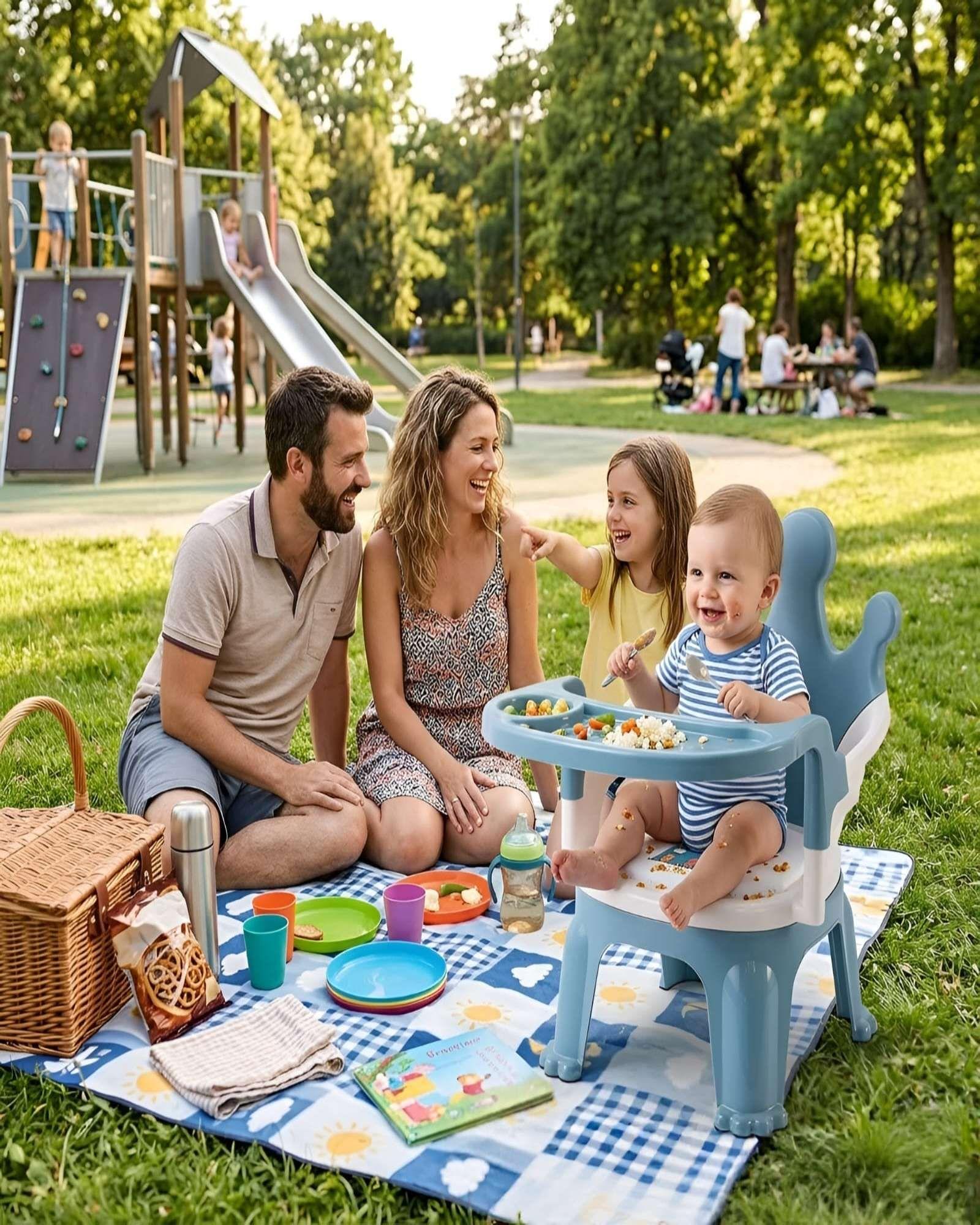 Silla De Comer Portátil para Bebés y Centro De Actividades S3-3