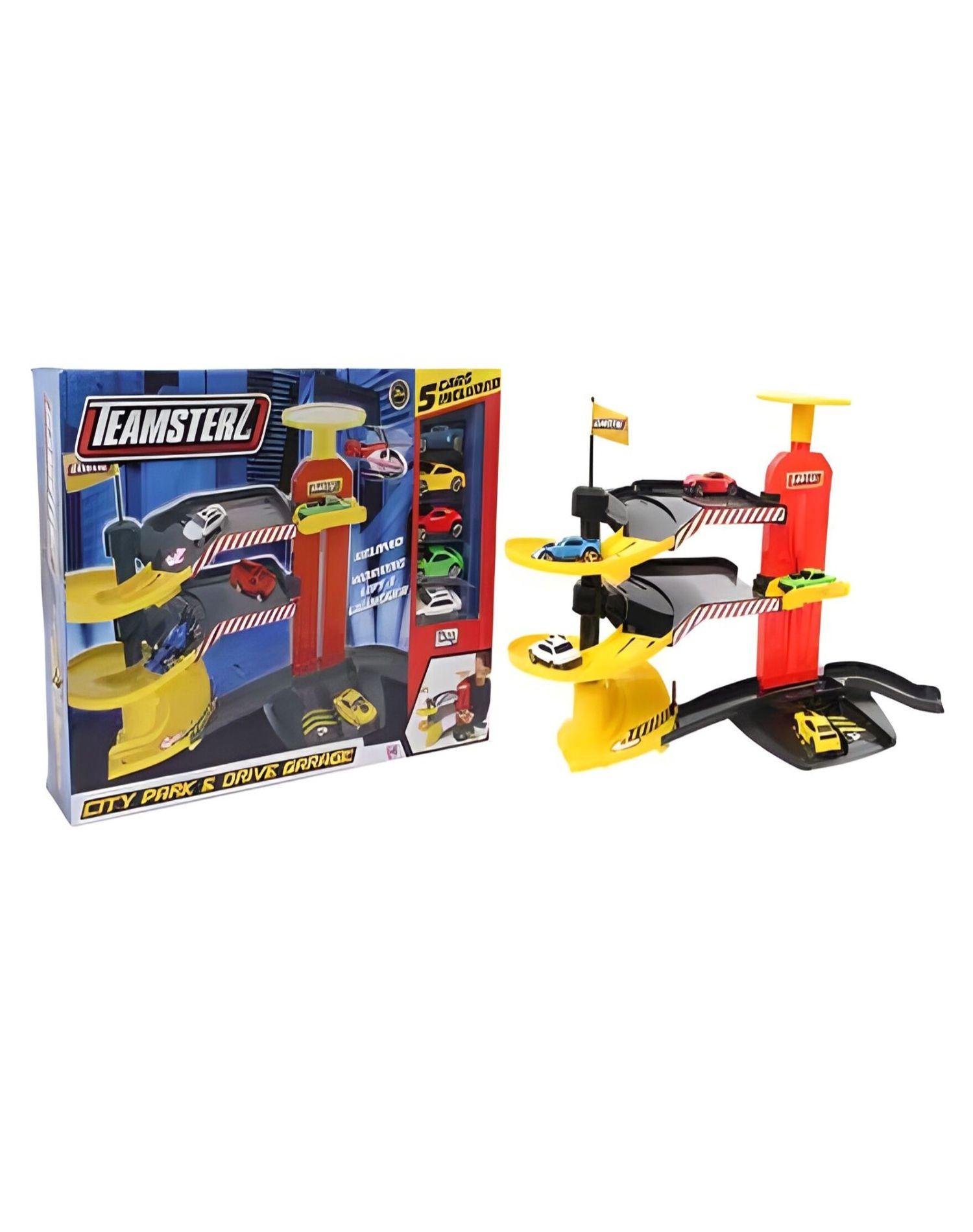 Juguete Garaje para Autos 2 autos más 1 helicóptero 29n3-2
