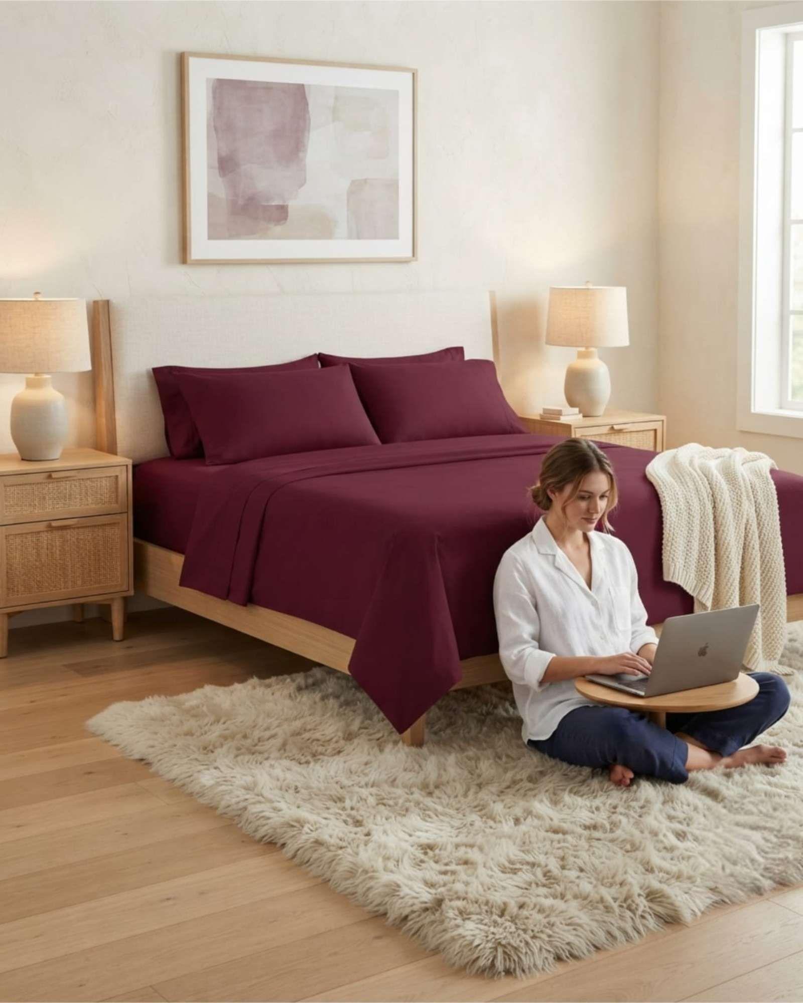 Juego De Sabanas Estilo De Revista Para Dormitorio King m2-1