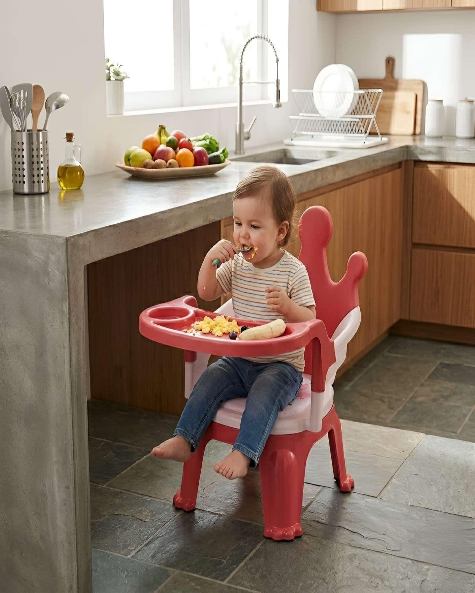 Silla De Comer Portátil para Bebés y Centro De Actividades S2-2