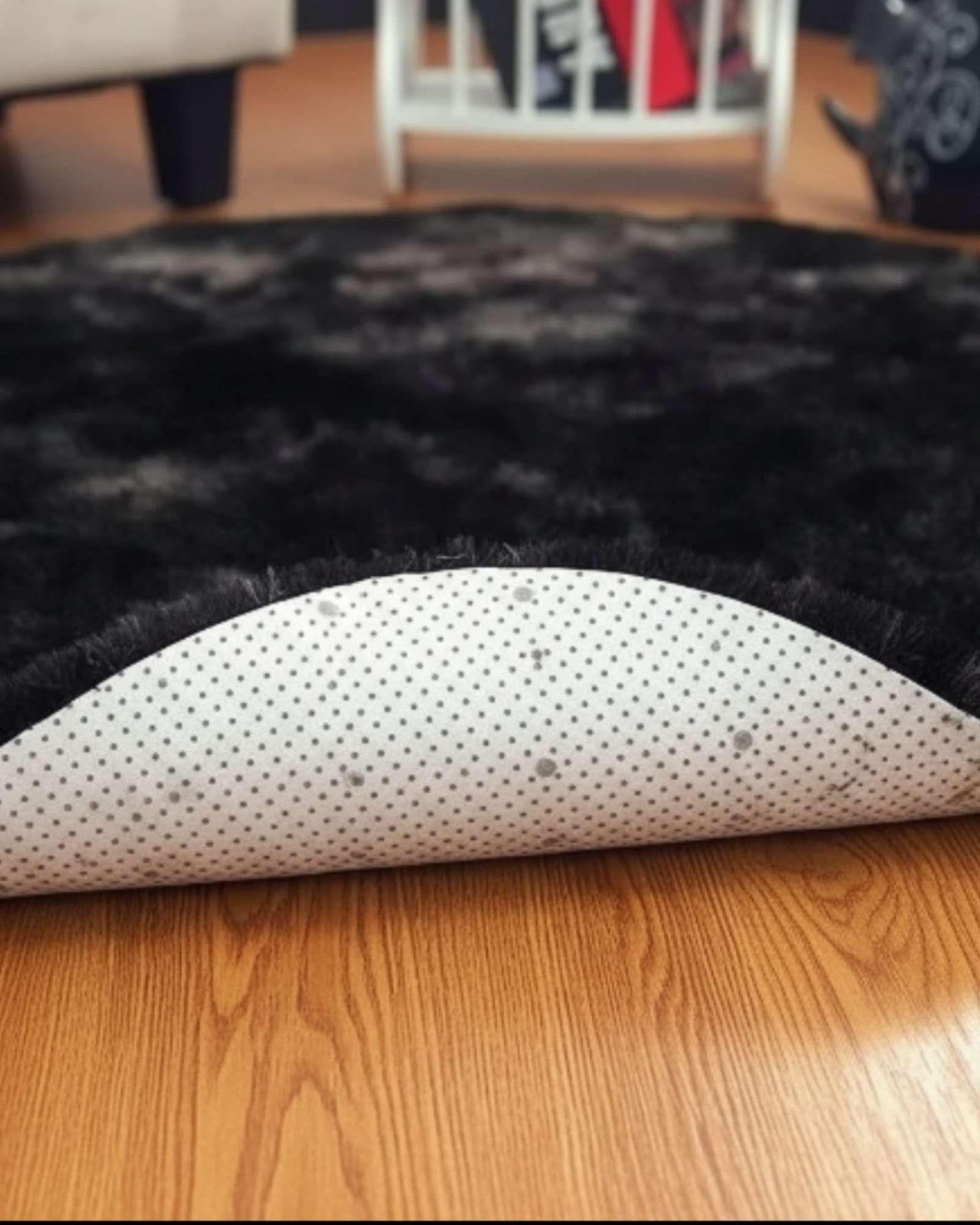 Alfombra Redonda Extra Soft Textura Shaggy Premium 150x150 06-2