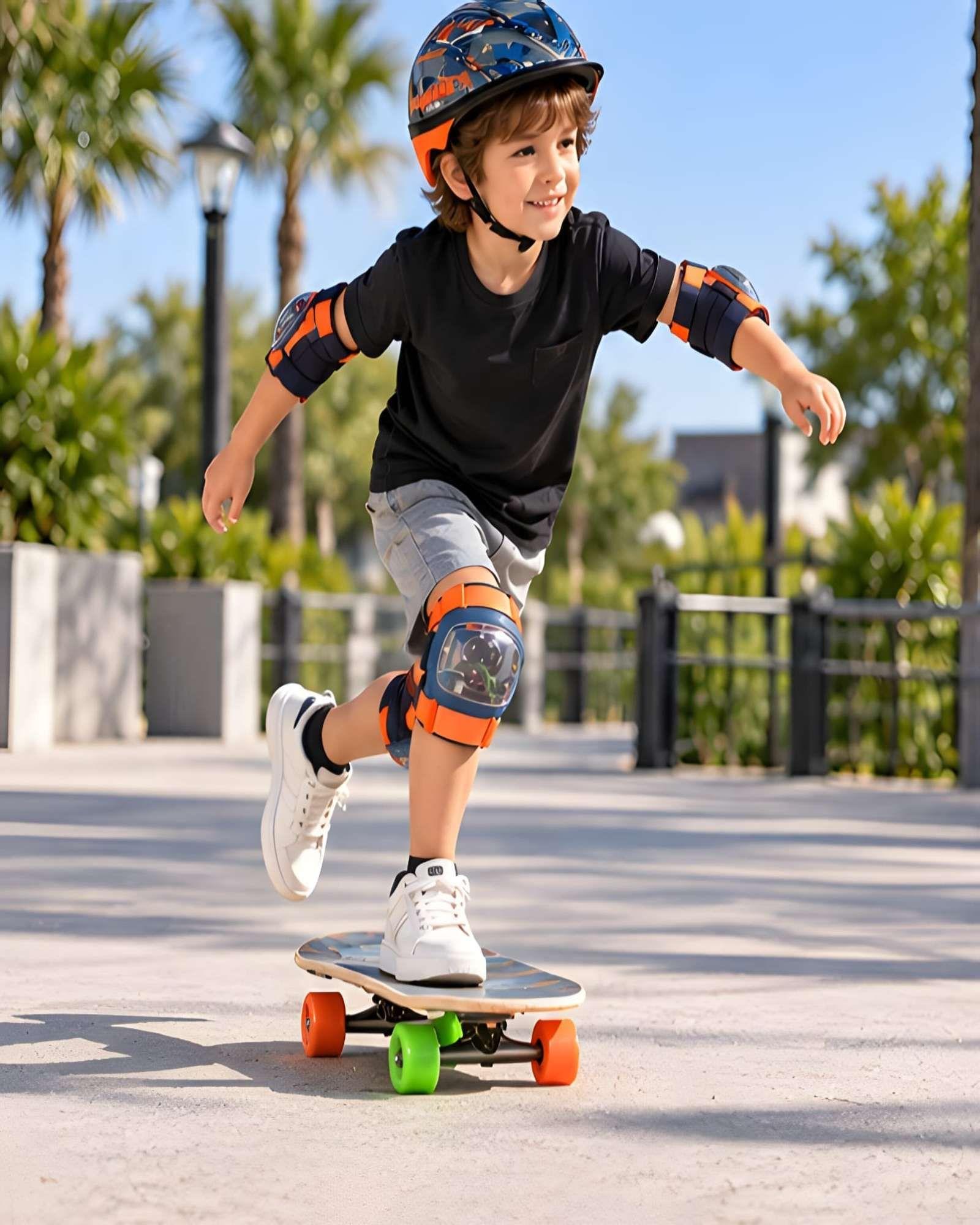 Kit Patineta Infantil Con Casco Y Kit Seguridad 02-0