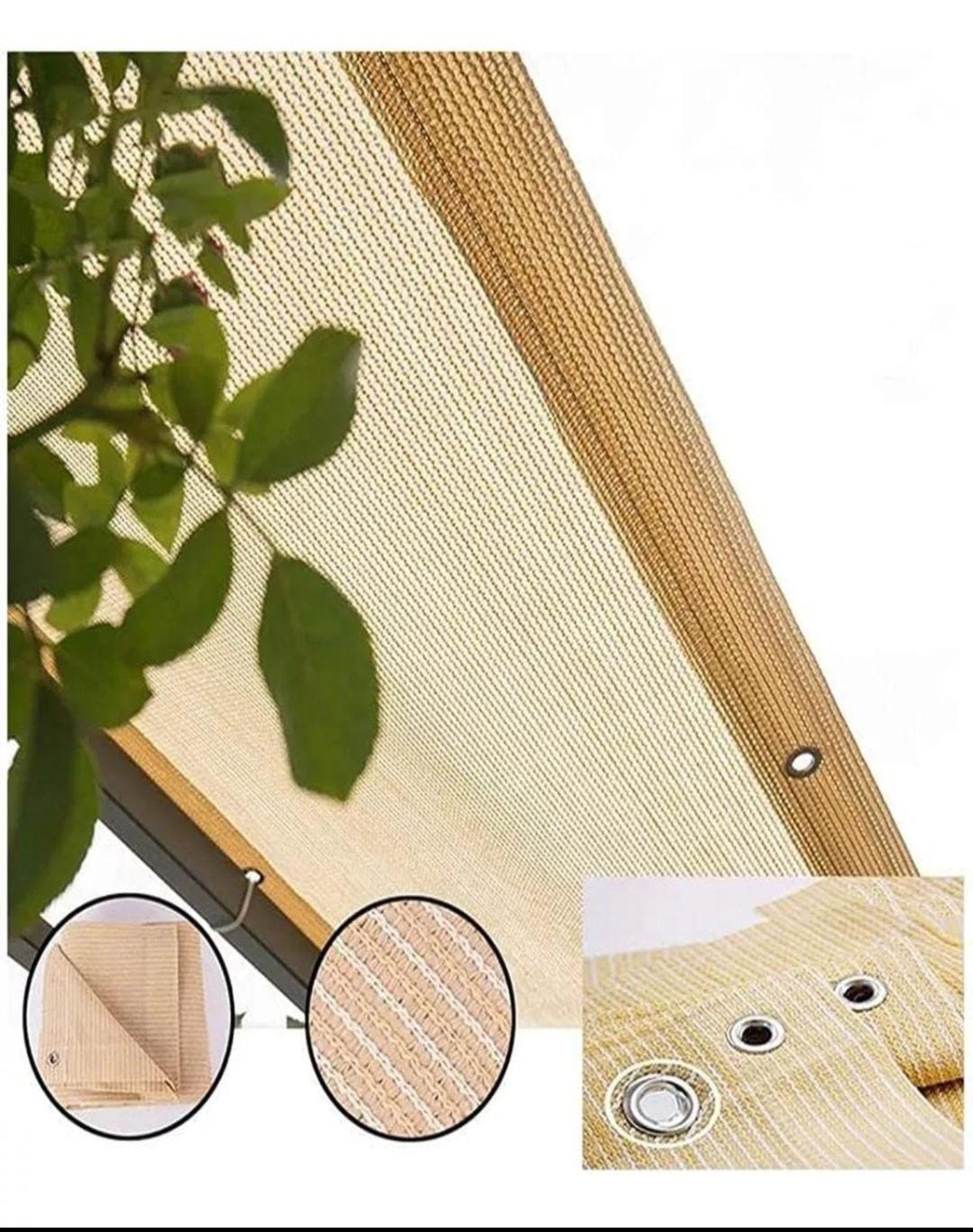 Toldo Vela Sombra 3x4m Resistente Malla Jardín-1