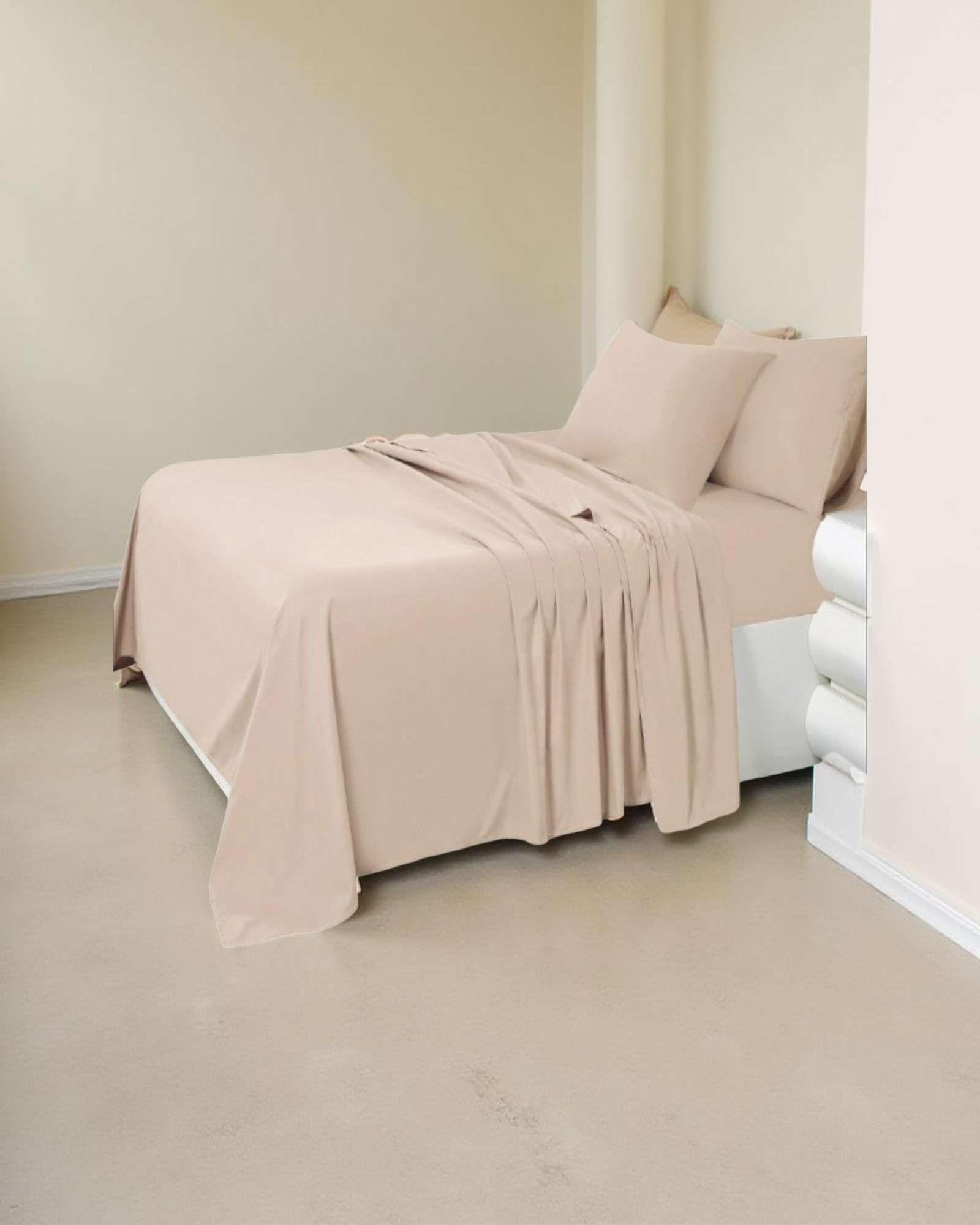 Set de Sabanas Verano 2 plazas Beige-2