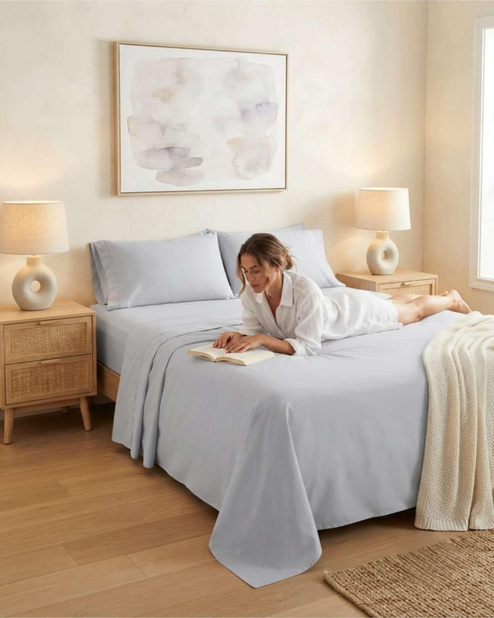 Juego De Sabanas Estilo De Revista Para Dormitorio King m4-4