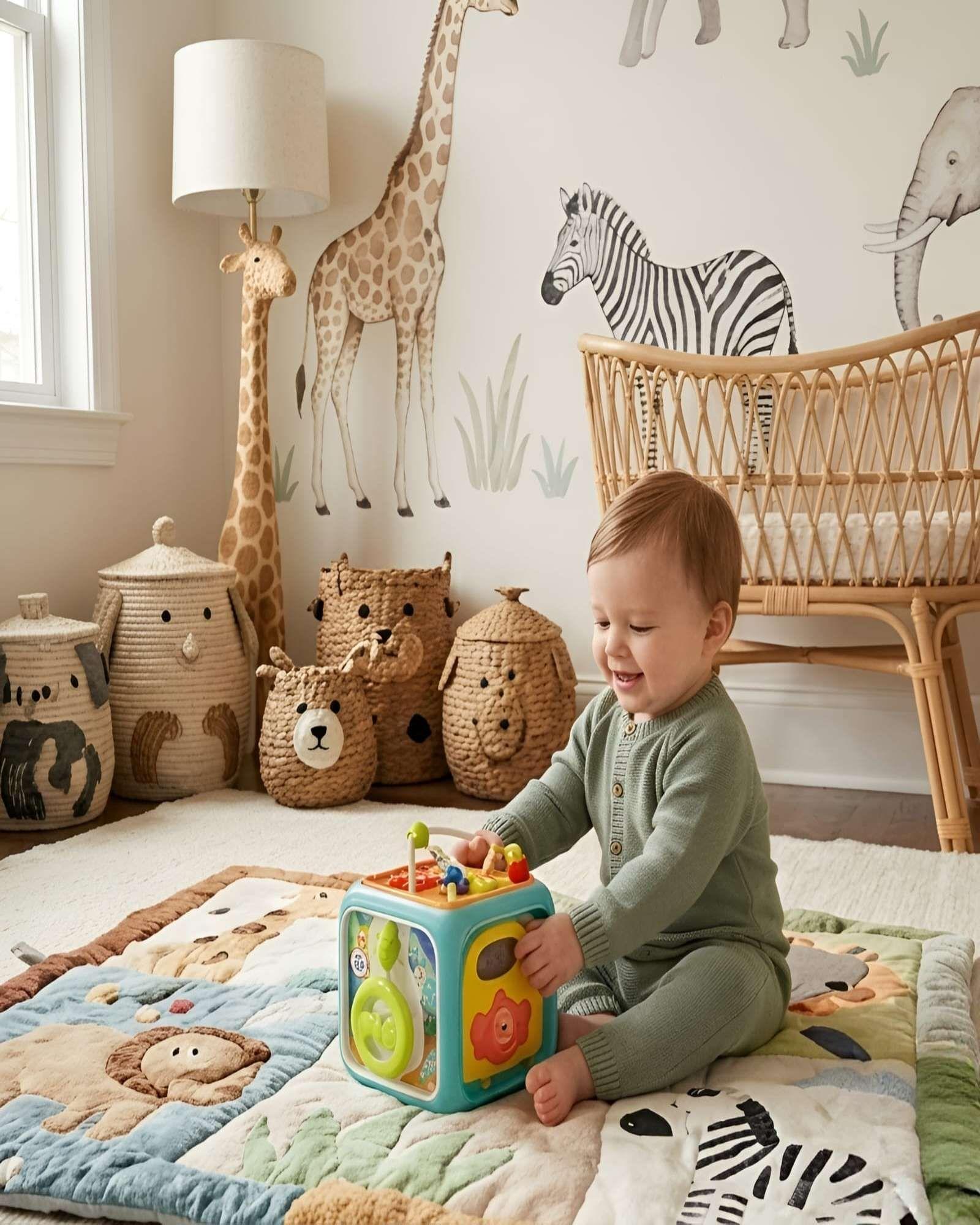 Juguete Para Bebé Cubo De Actividades Interactivo m2-1