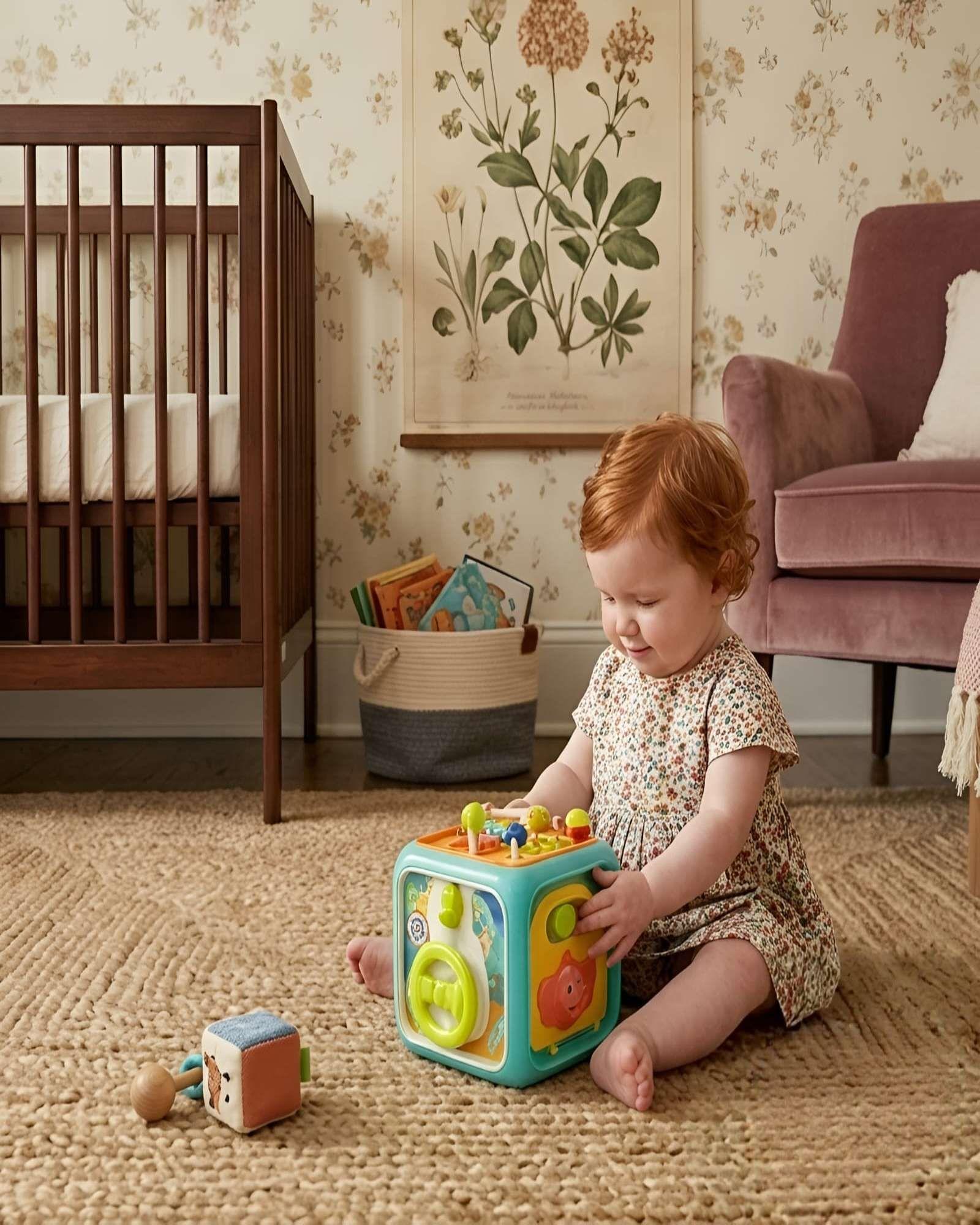 Juguete Para Bebé Cubo De Actividades Interactivo m2-4