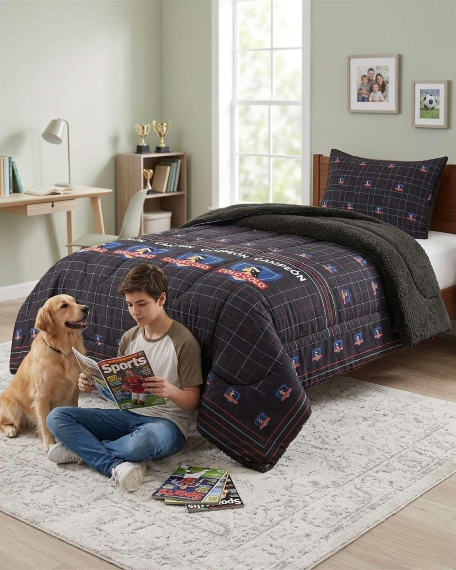 Plumón Sherpa Plaza y Media Pasión y Abrigo en tu Cama-2