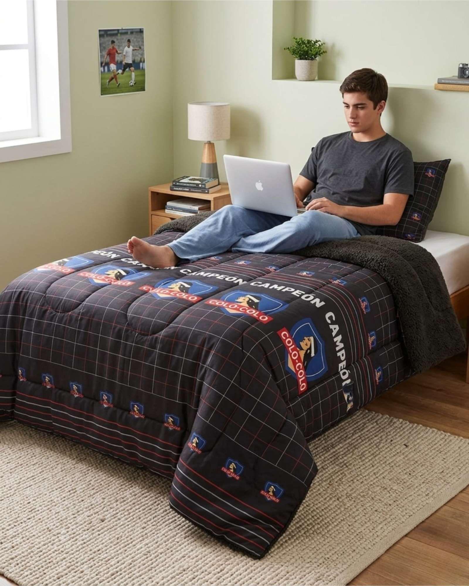 Plumón Sherpa Plaza y Media Pasión y Abrigo en tu Cama-3