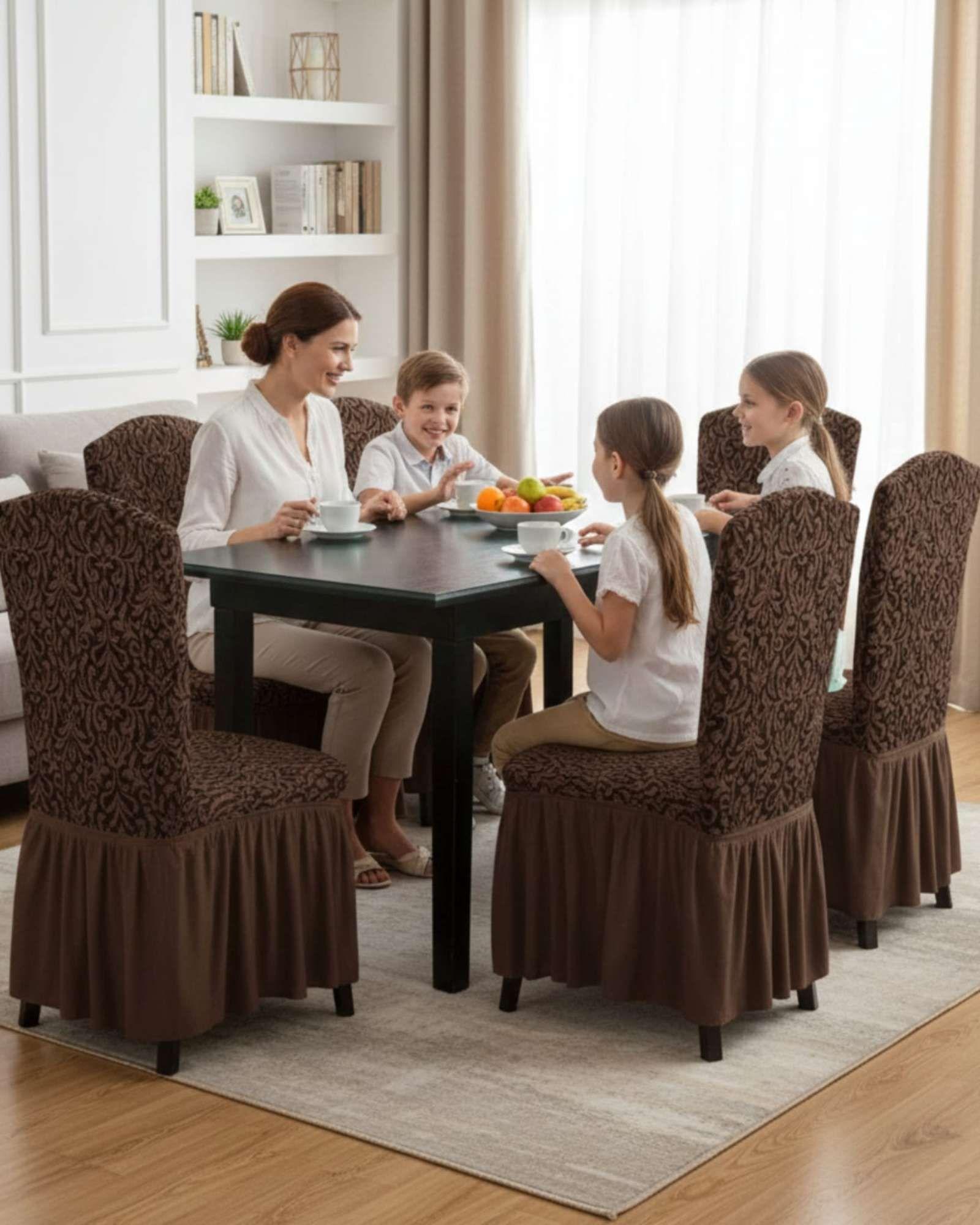 Pack de 6 fundas protectoras para sillas tejido 3D M3-4