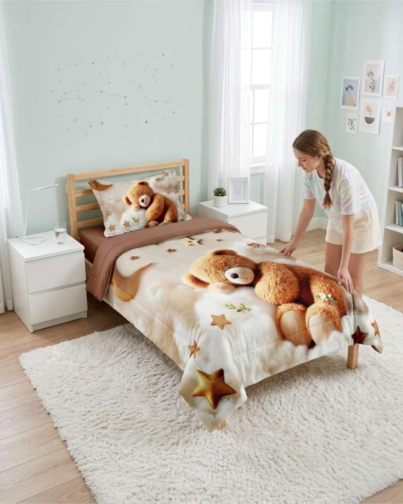 Quilt De Verano 5D Cubrecama Ligero Transpirable Plaza y Media PM2-0